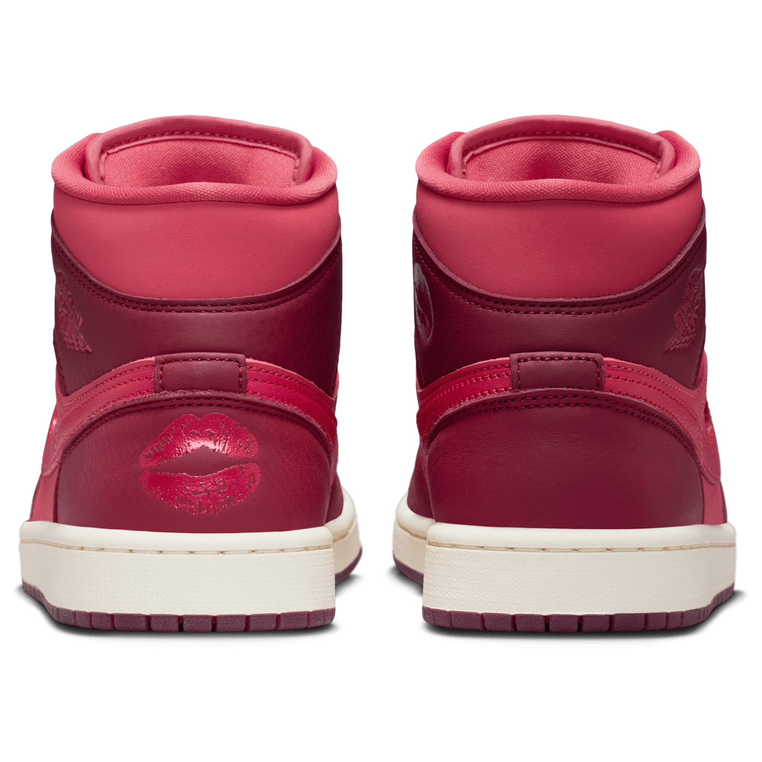 Jordan AJ 1 Mid SE - Women's - Red/Red