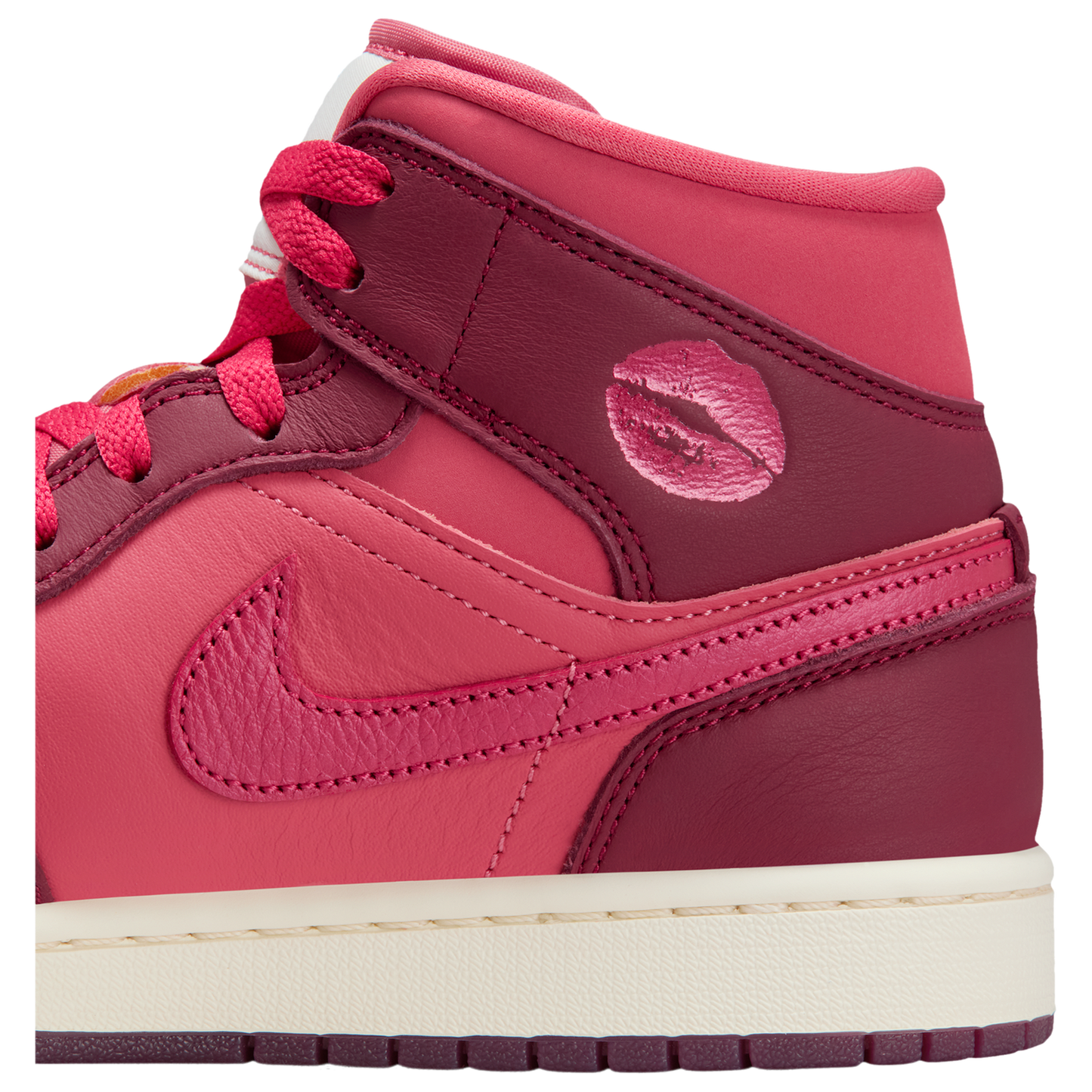 Jordan AJ 1 Mid SE - Women's - Red/Red