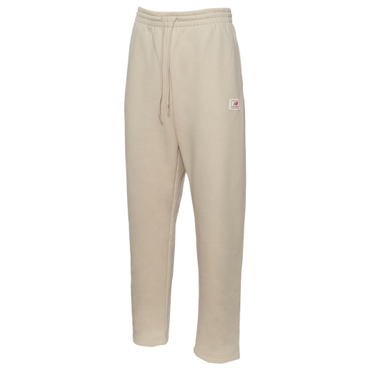 New Balance Woven Label Pants - Men's - Timberwolf/White/Red