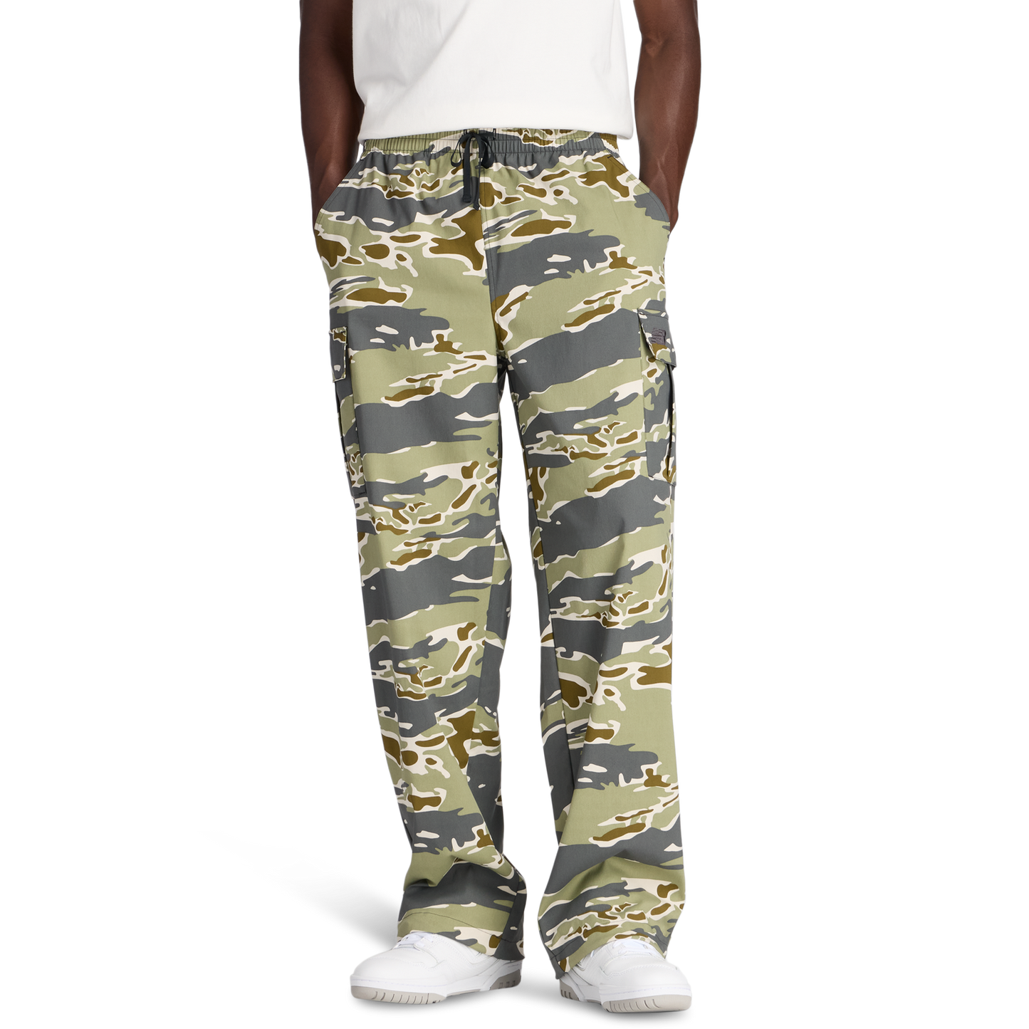 New Balance Cotton Twill Cargo Pants - Men's - Brown/Green