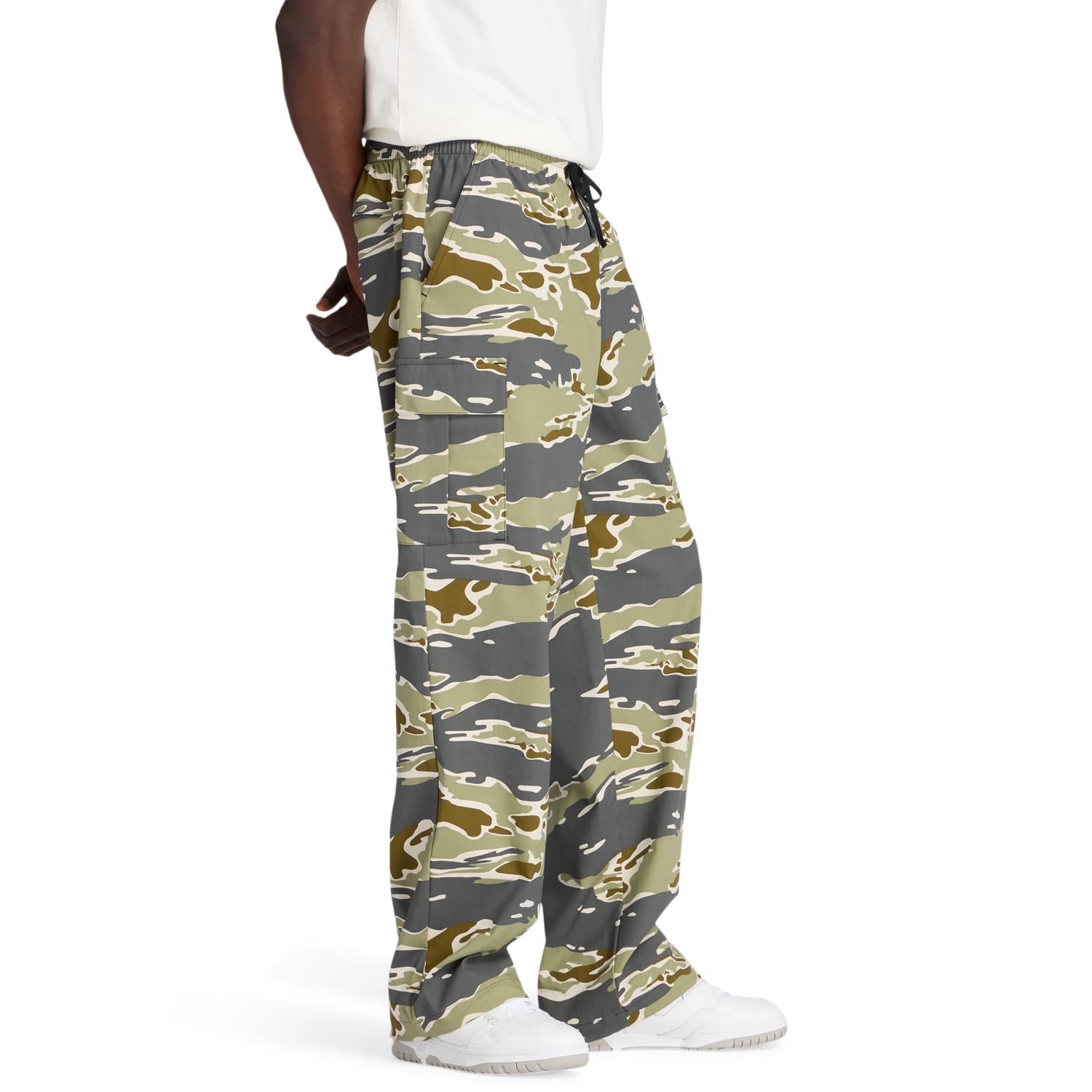New Balance Cotton Twill Cargo Pants - Men's - Brown/Green