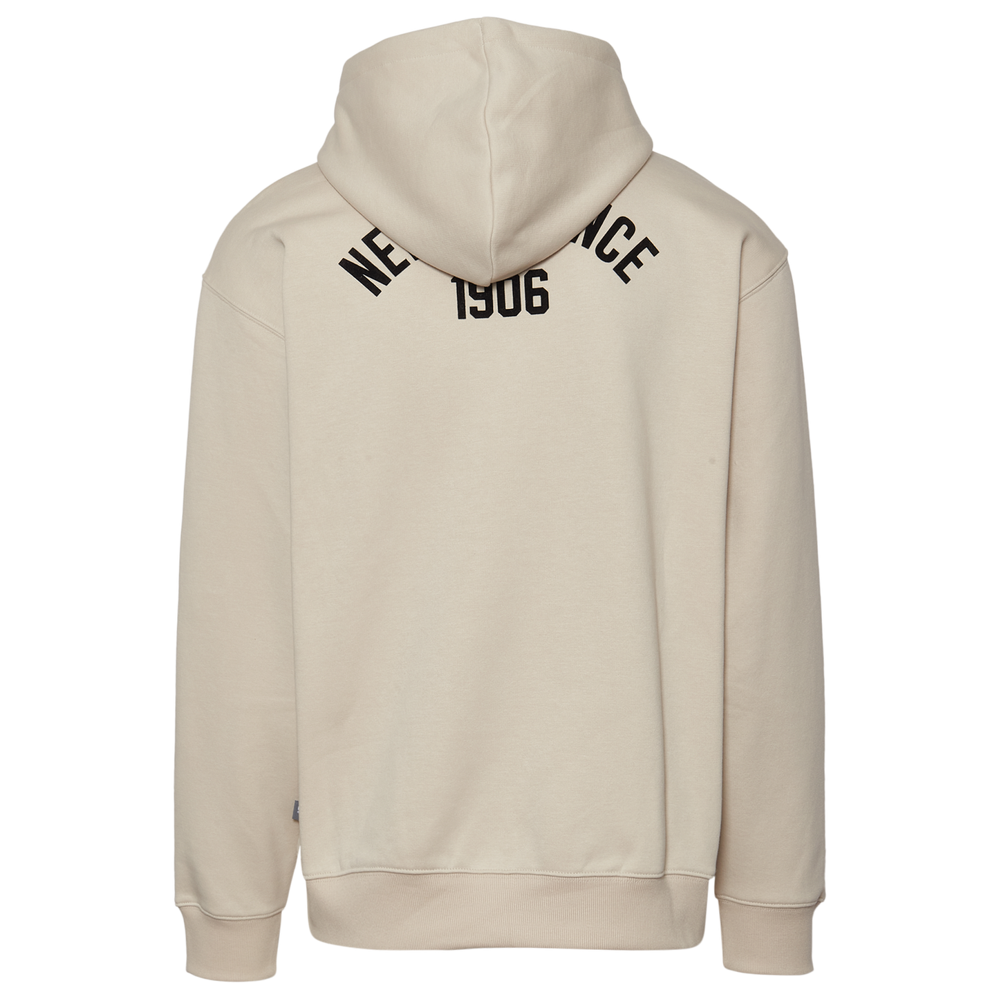 New Balance Essential Woven Label Pullover Hoodie - Men's - Timberwolf/Black/Red