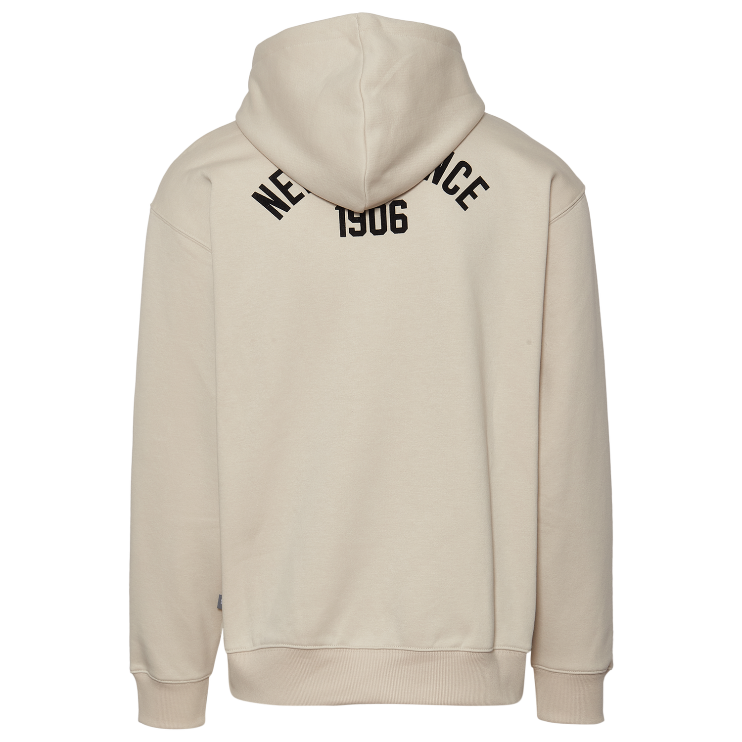 New Balance Essential Woven Label Pullover Hoodie - Men's - Timberwolf/Black/Red