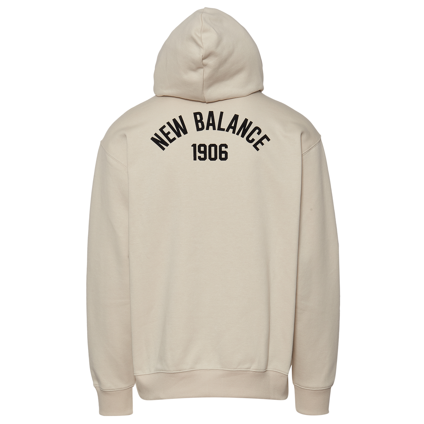 New Balance Essential Woven Label Pullover Hoodie - Men's - Timberwolf/Black/Red