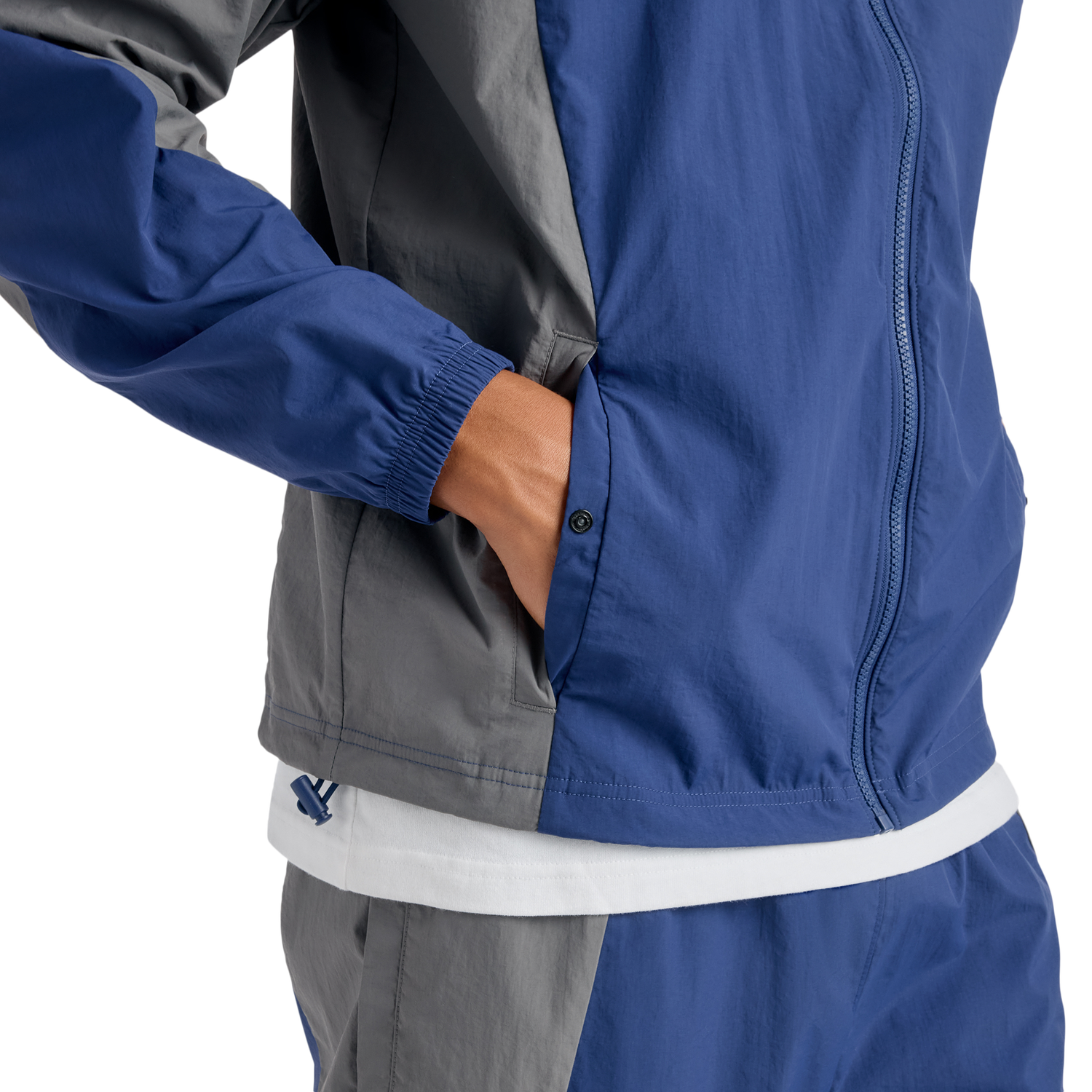 New Balance Abzorb 2000 Track Jacket - Men's - Blue Oyster/Grey