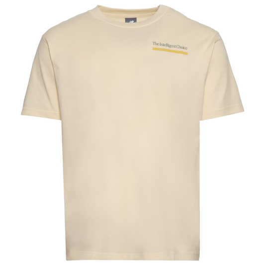 New Balance Athletics Intelligent Choice T-Shirt - Men's - Permafrost/Wheat