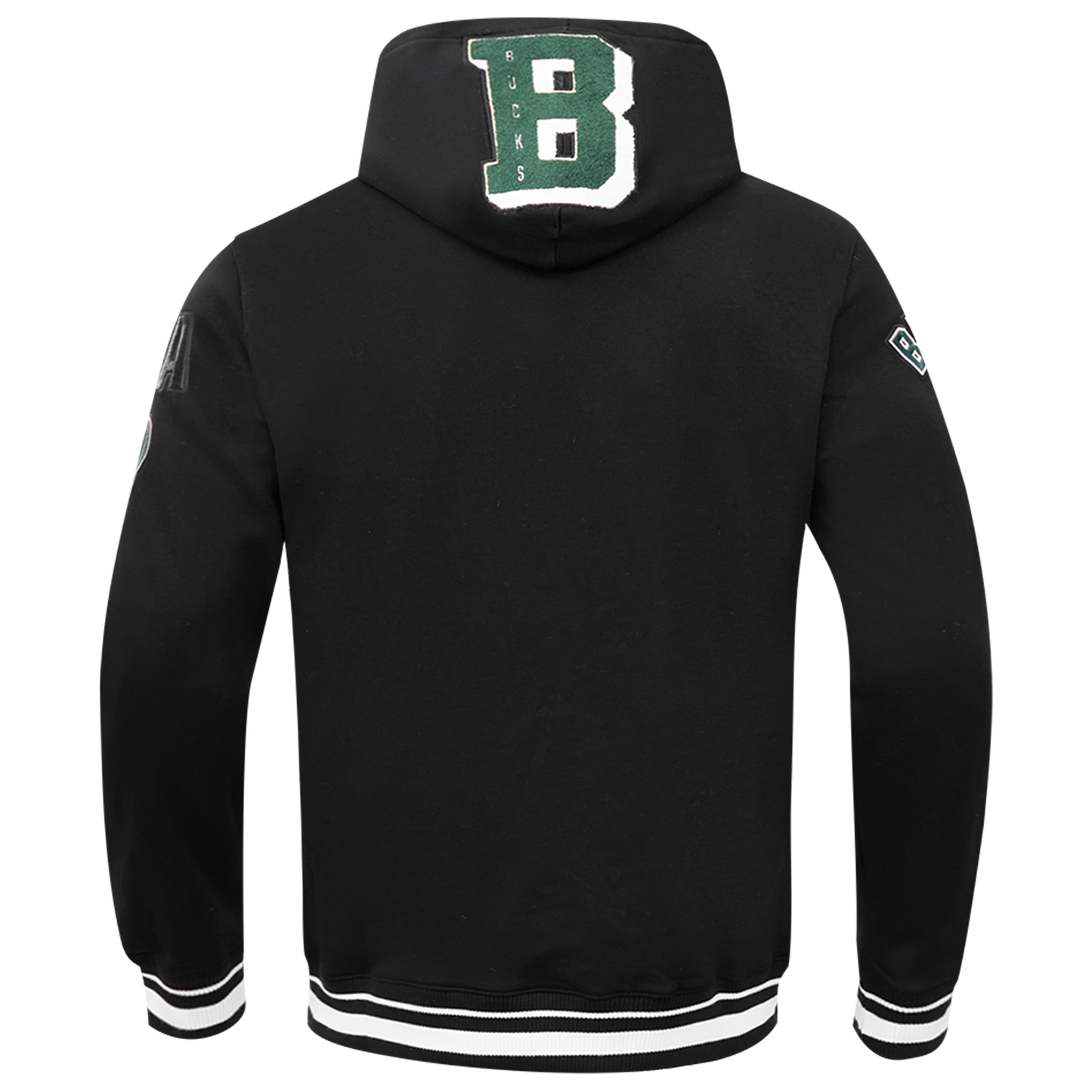 Pro Standard BUCKS MASH UP RIB FLC PO HOODIE - Men's - Black