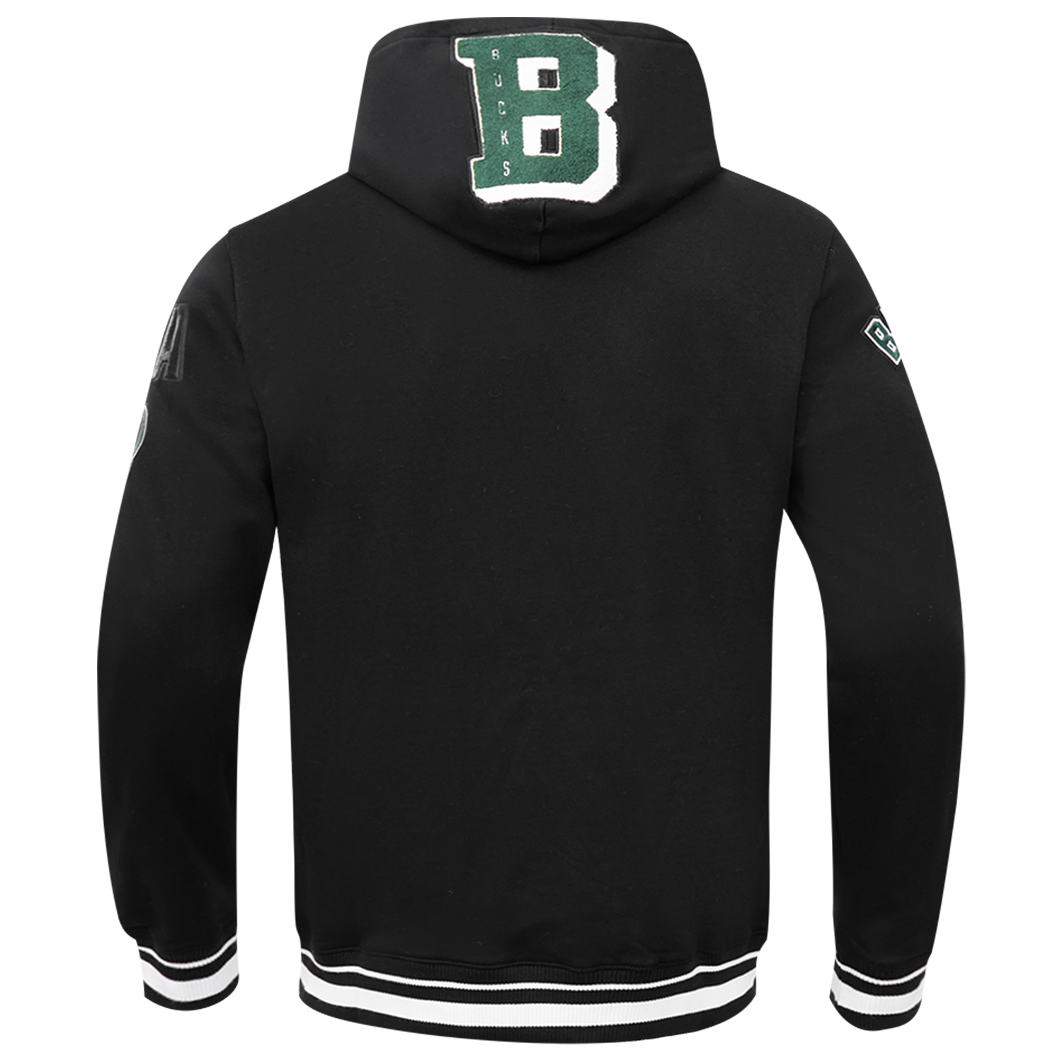 Pro Standard BUCKS MASH UP RIB FLC PO HOODIE - Men's - Black