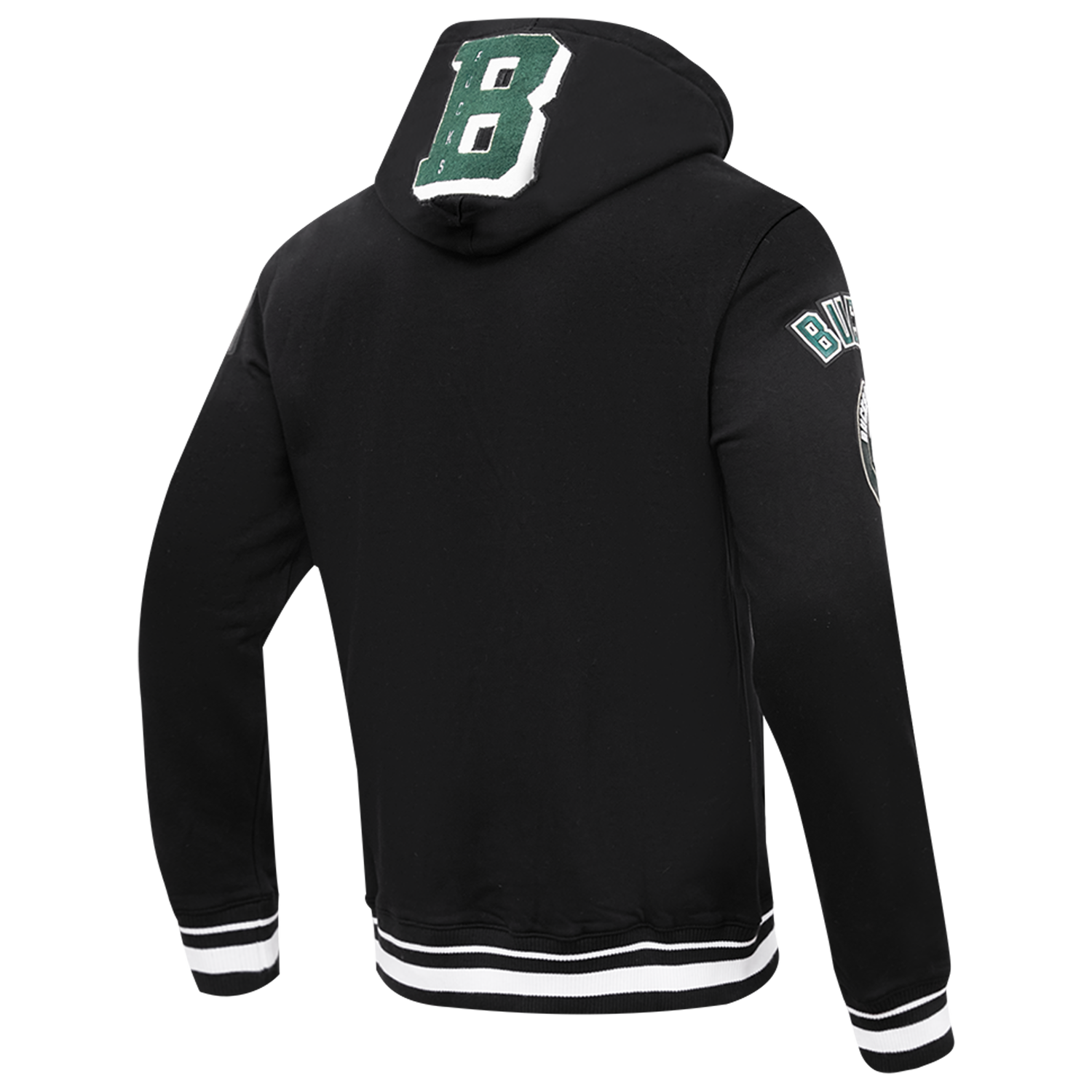 Pro Standard BUCKS MASH UP RIB FLC PO HOODIE - Men's - Black