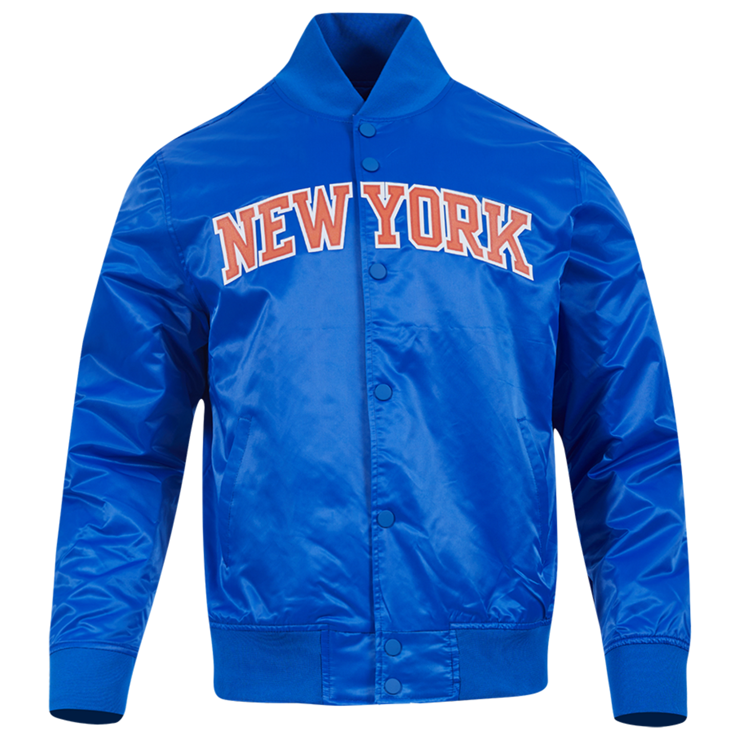 Pro Standard NEW YORK KNICKS SATIN JACKET - Men's - Royal Blue