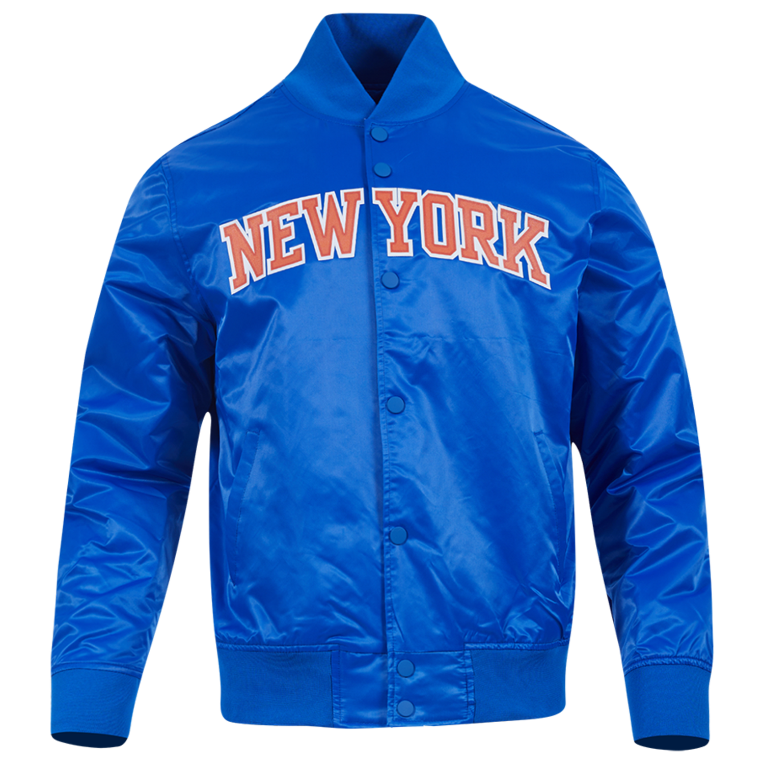 Pro Standard NEW YORK KNICKS SATIN JACKET - Men's - Royal Blue