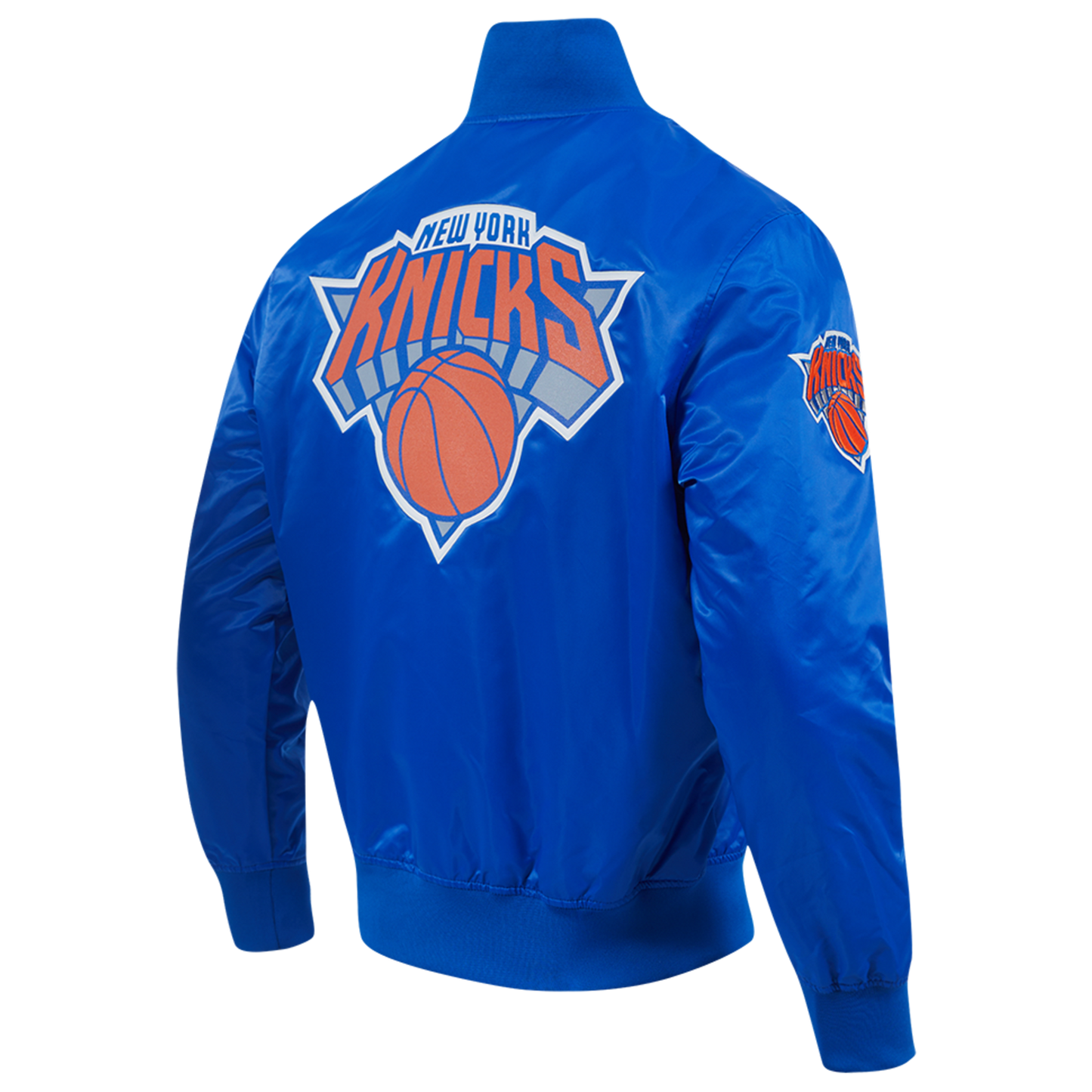 Pro Standard NEW YORK KNICKS SATIN JACKET - Men's - Royal Blue