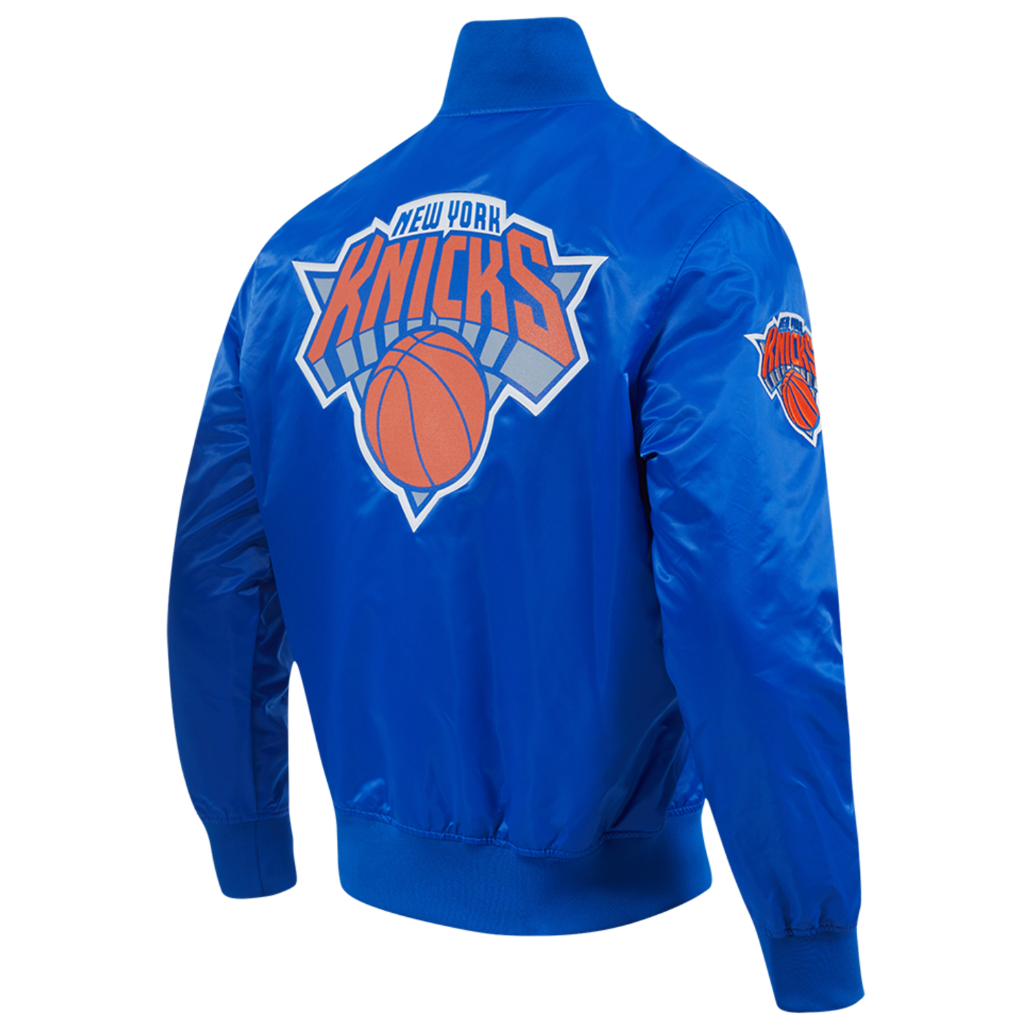 Pro Standard NEW YORK KNICKS SATIN JACKET - Men's - Royal Blue