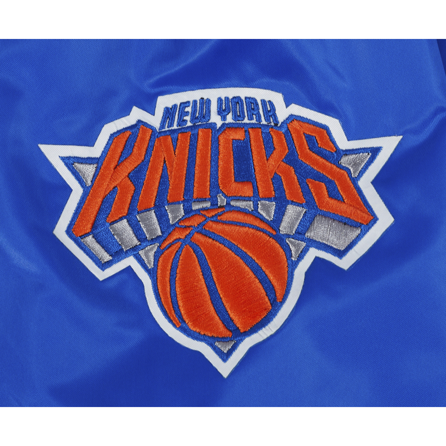 Pro Standard NEW YORK KNICKS SATIN JACKET - Men's - Royal Blue