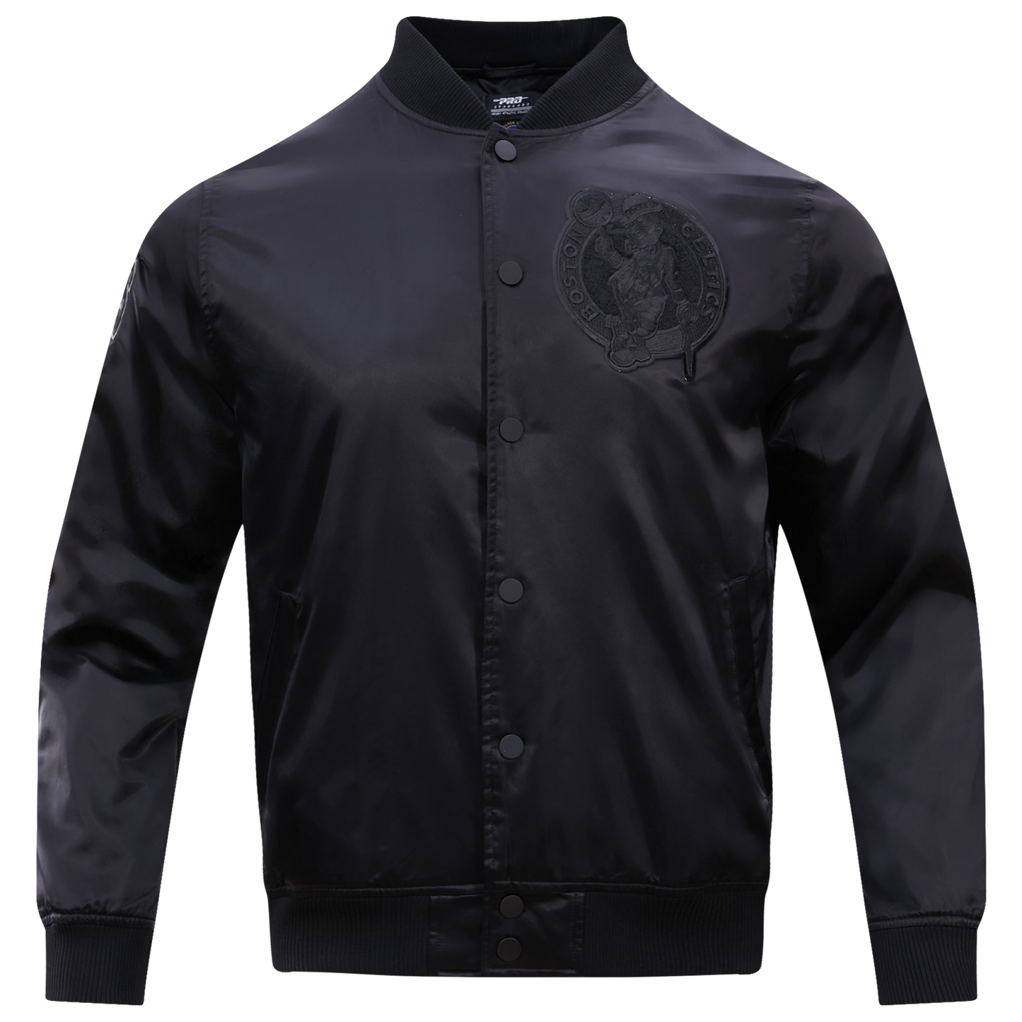 Pro Standard BOSTON CELTICS SATIN JACKET - Men's - Triple Black