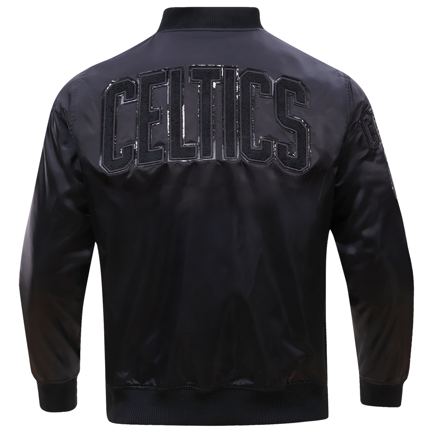 Pro Standard BOSTON CELTICS SATIN JACKET - Men's - Triple Black