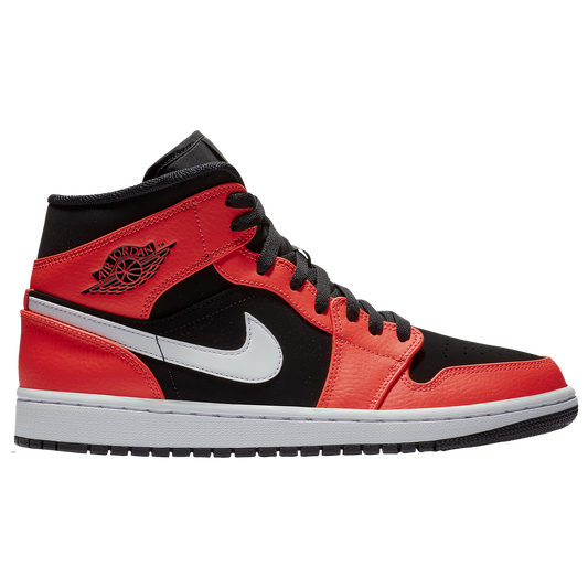 Jordan AJ 1 Mid - Men's - Black/Infrared 23/White