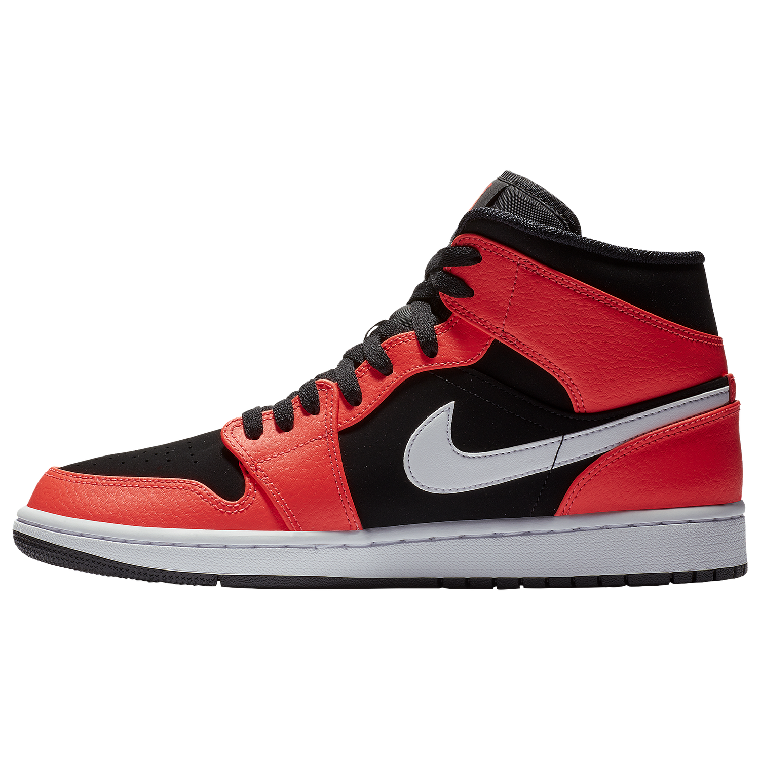 Jordan AJ 1 Mid - Men's - Black/Infrared 23/White