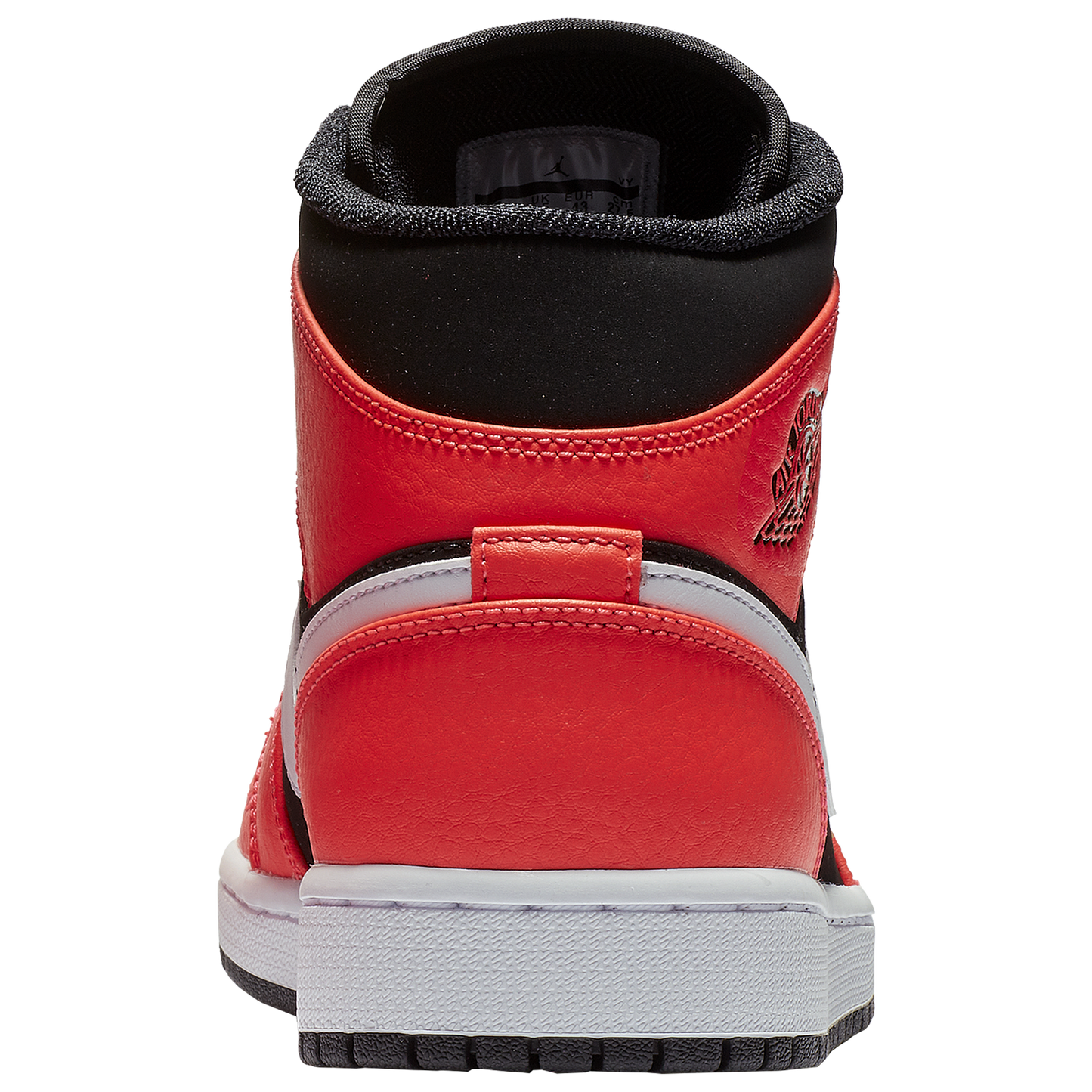 Jordan AJ 1 Mid - Men's - Black/Infrared 23/White