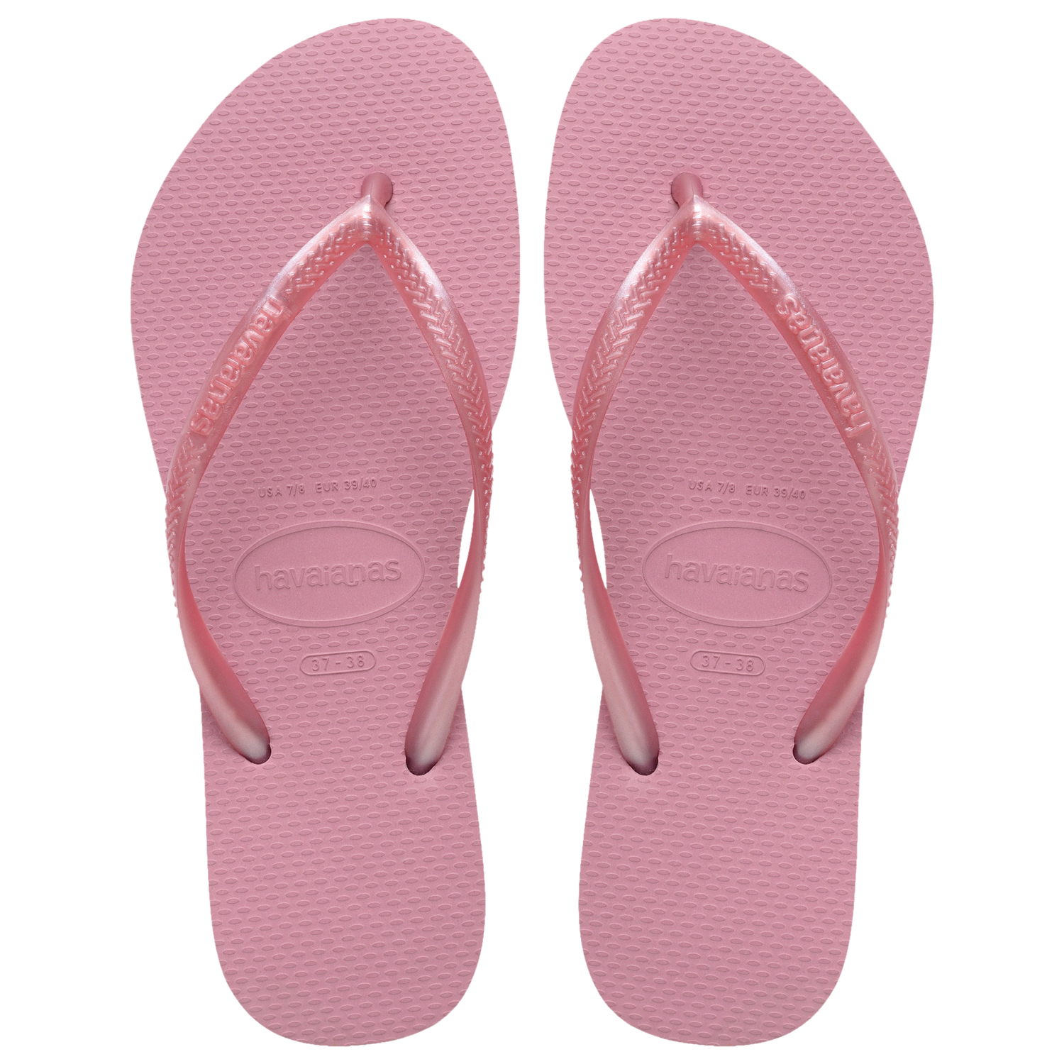 Havaianas Slim Sandals  - Women's - Pink/Pink