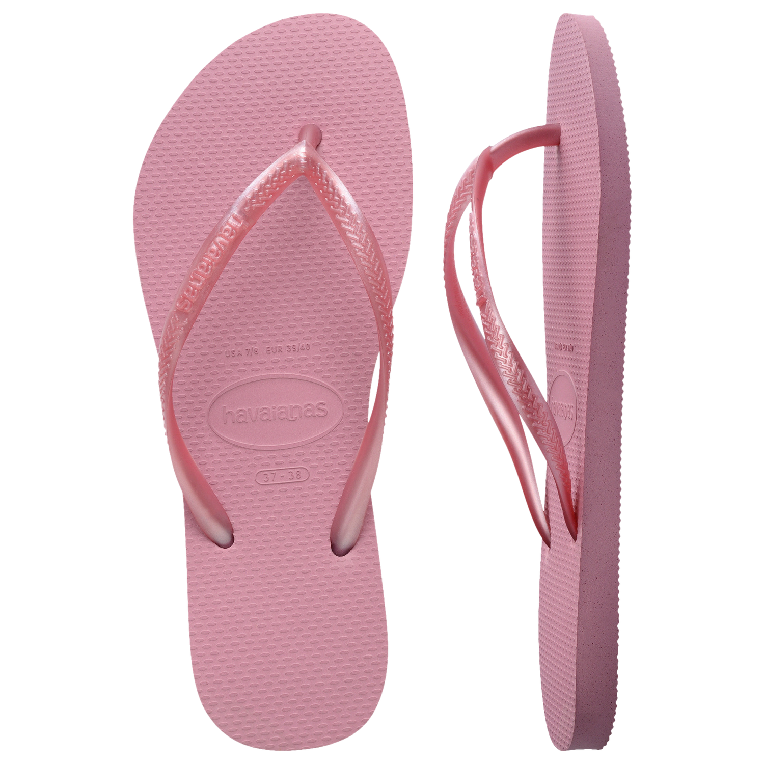 Havaianas Slim Sandals  - Women's - Pink/Pink