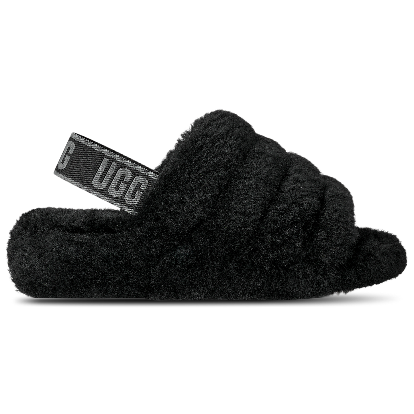 UGG Fluff Yeah Slides - Women's - Grey/Black