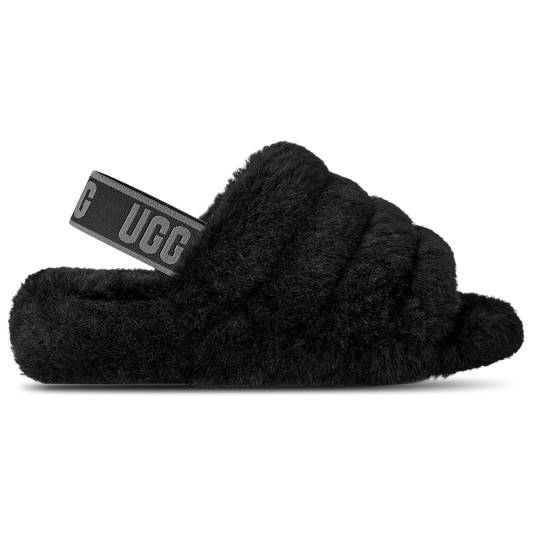 UGG Fluff Yeah Slides - Women's - Grey/Black