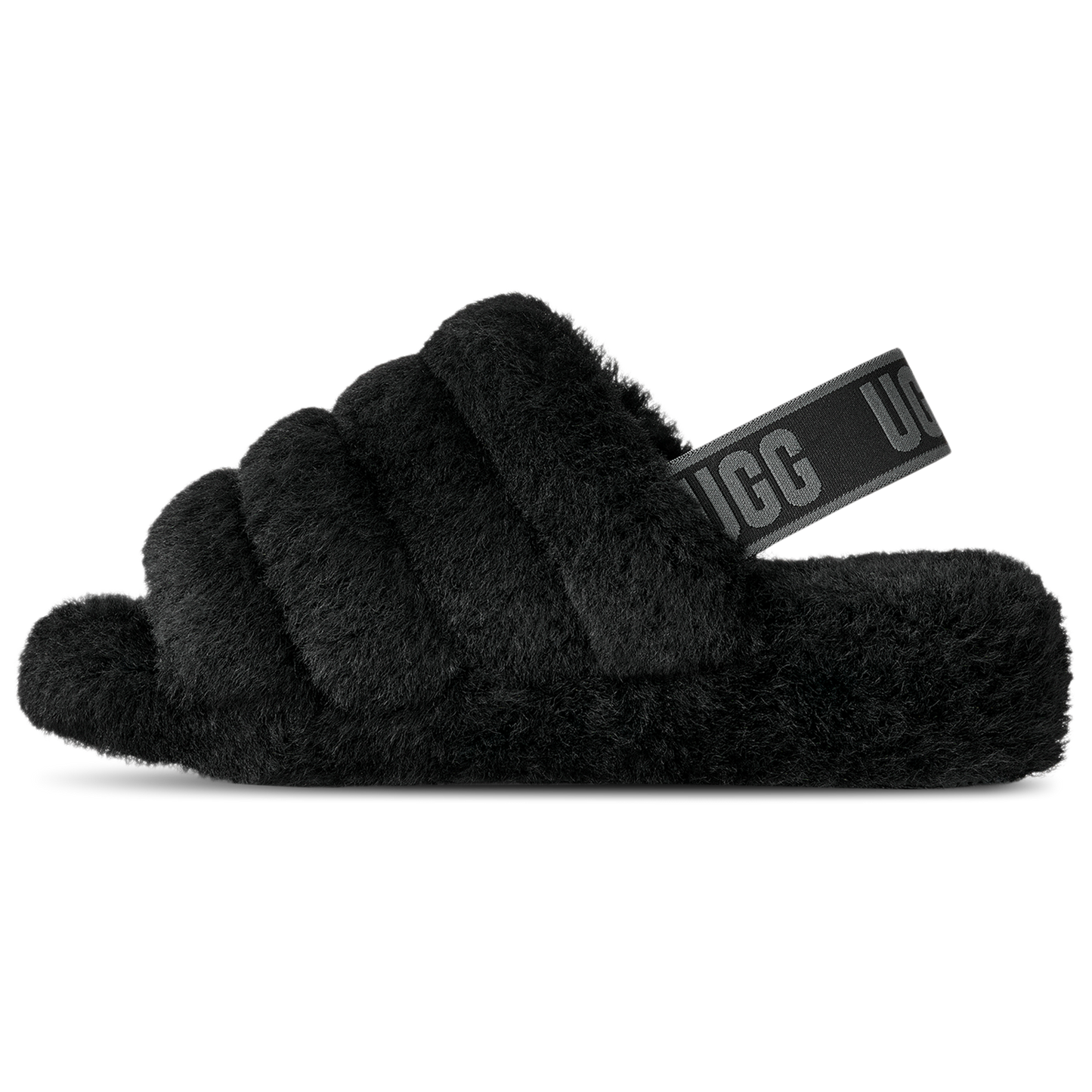 UGG Fluff Yeah Slides - Women's - Grey/Black