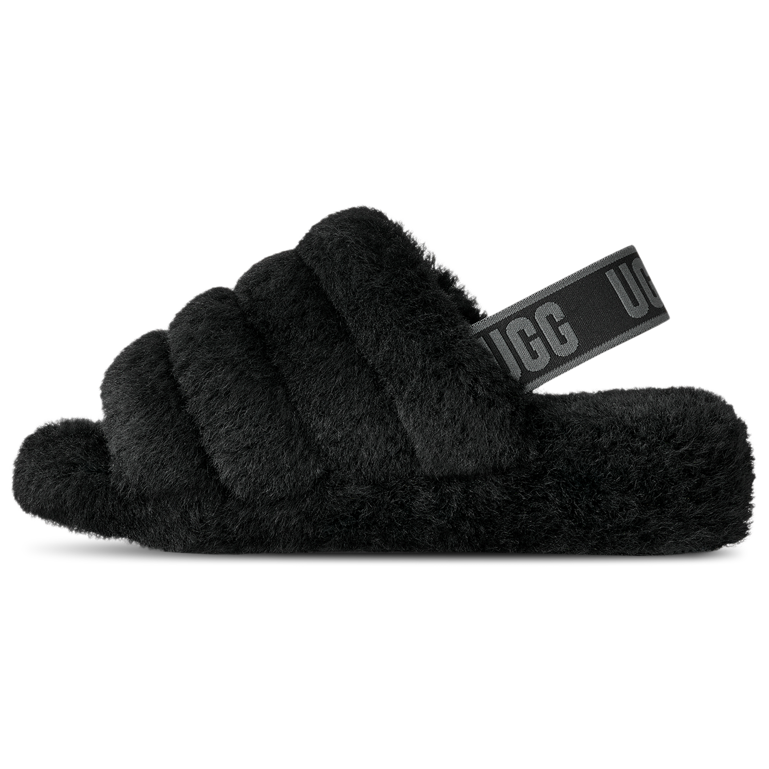 UGG Fluff Yeah Slides - Women's - Grey/Black