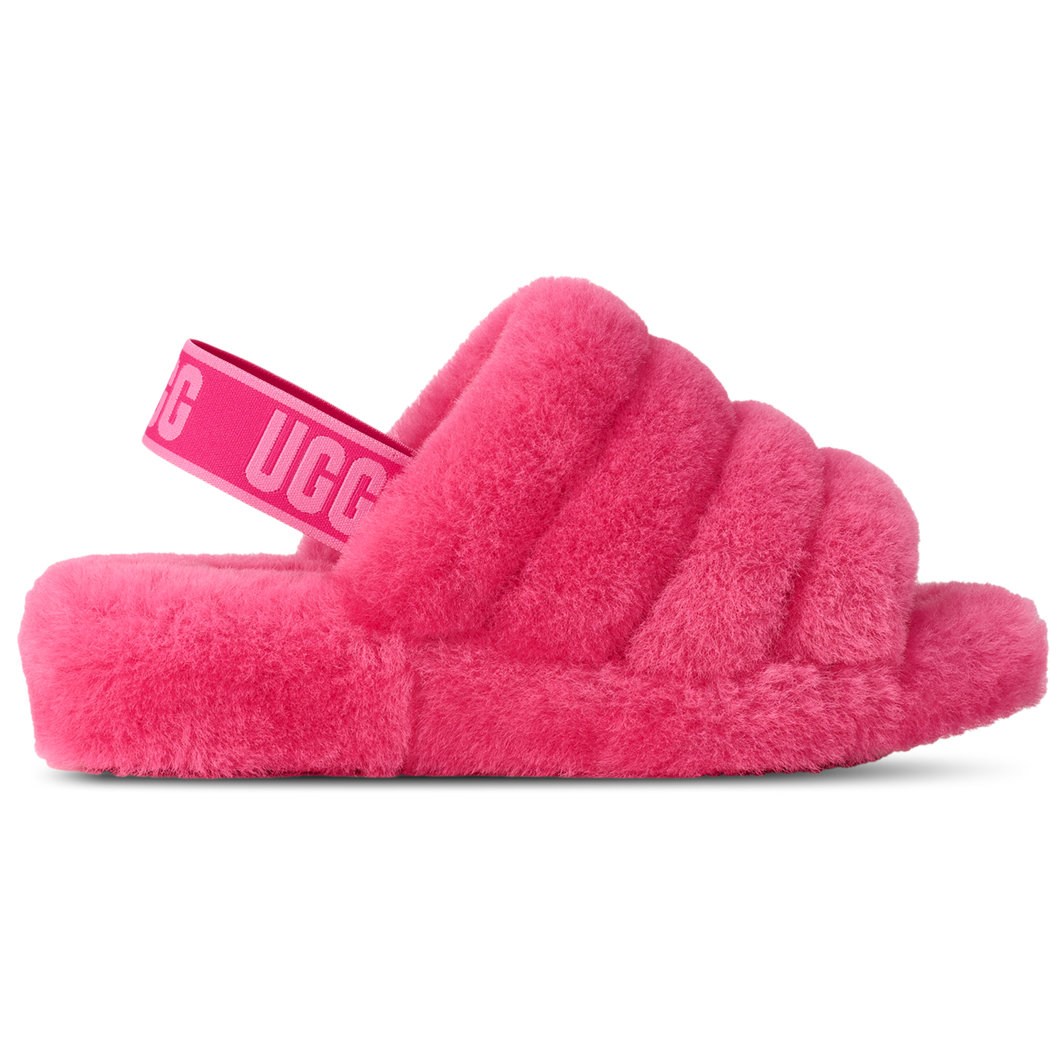 UGG Fluff Yeah Slides - Women's - Pink/Pink
