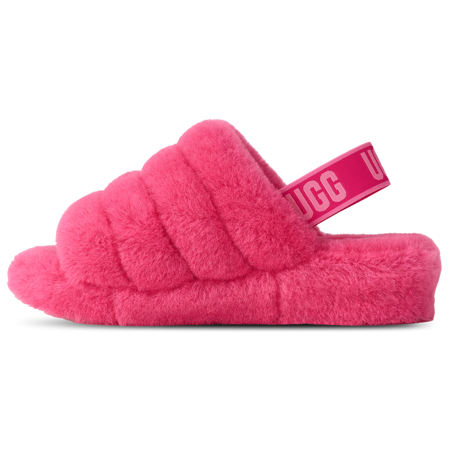UGG Fluff Yeah Slides - Women's - Pink/Pink