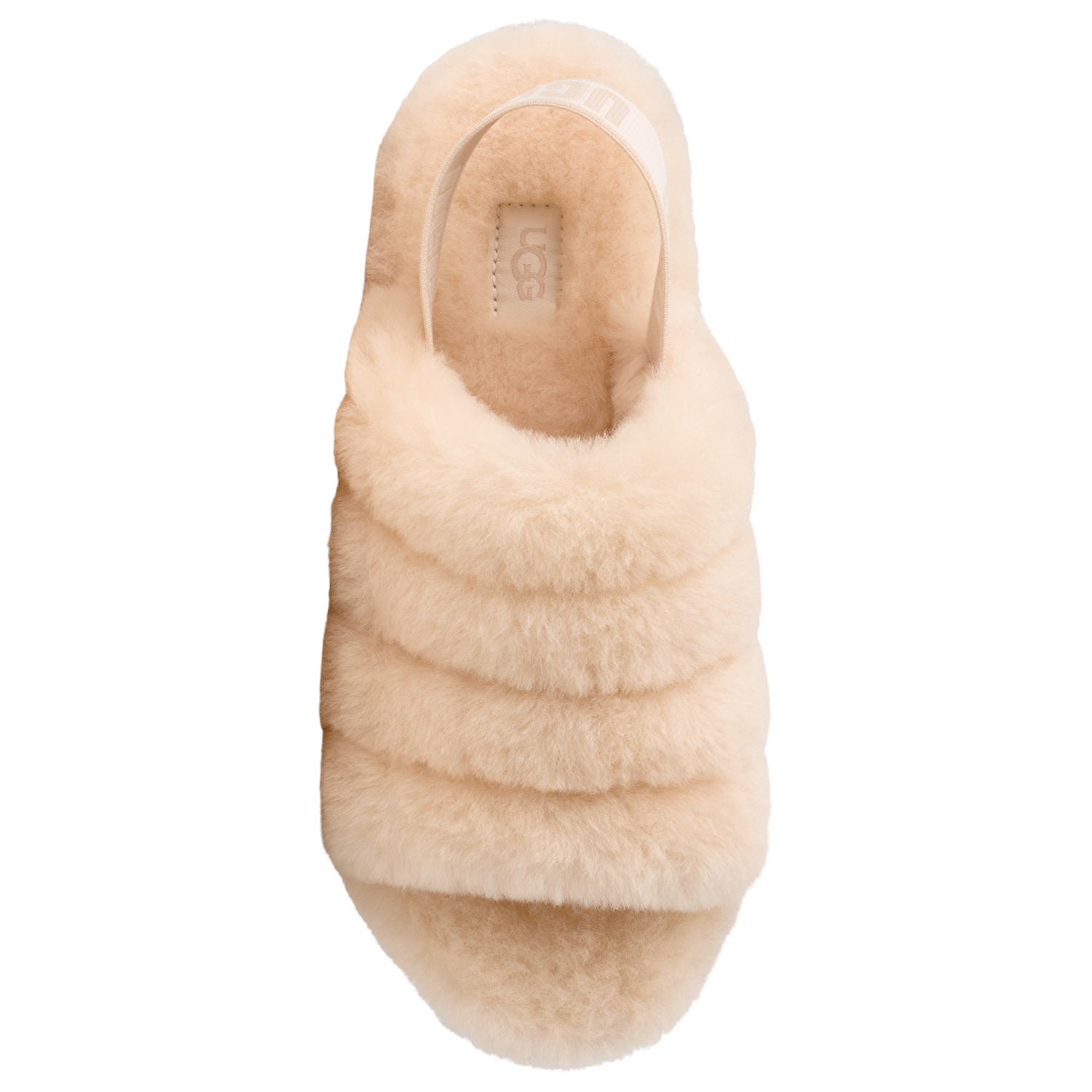 UGG Fluff Yeah Slides - Women's - Tan/White