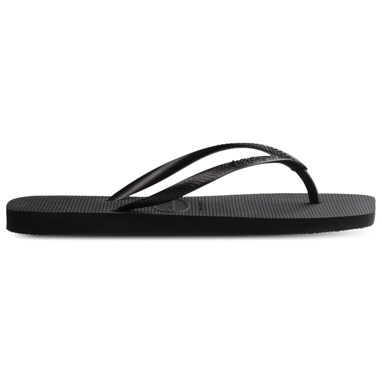 Havaianas Slim Square Sandals - Women's - Black/Black