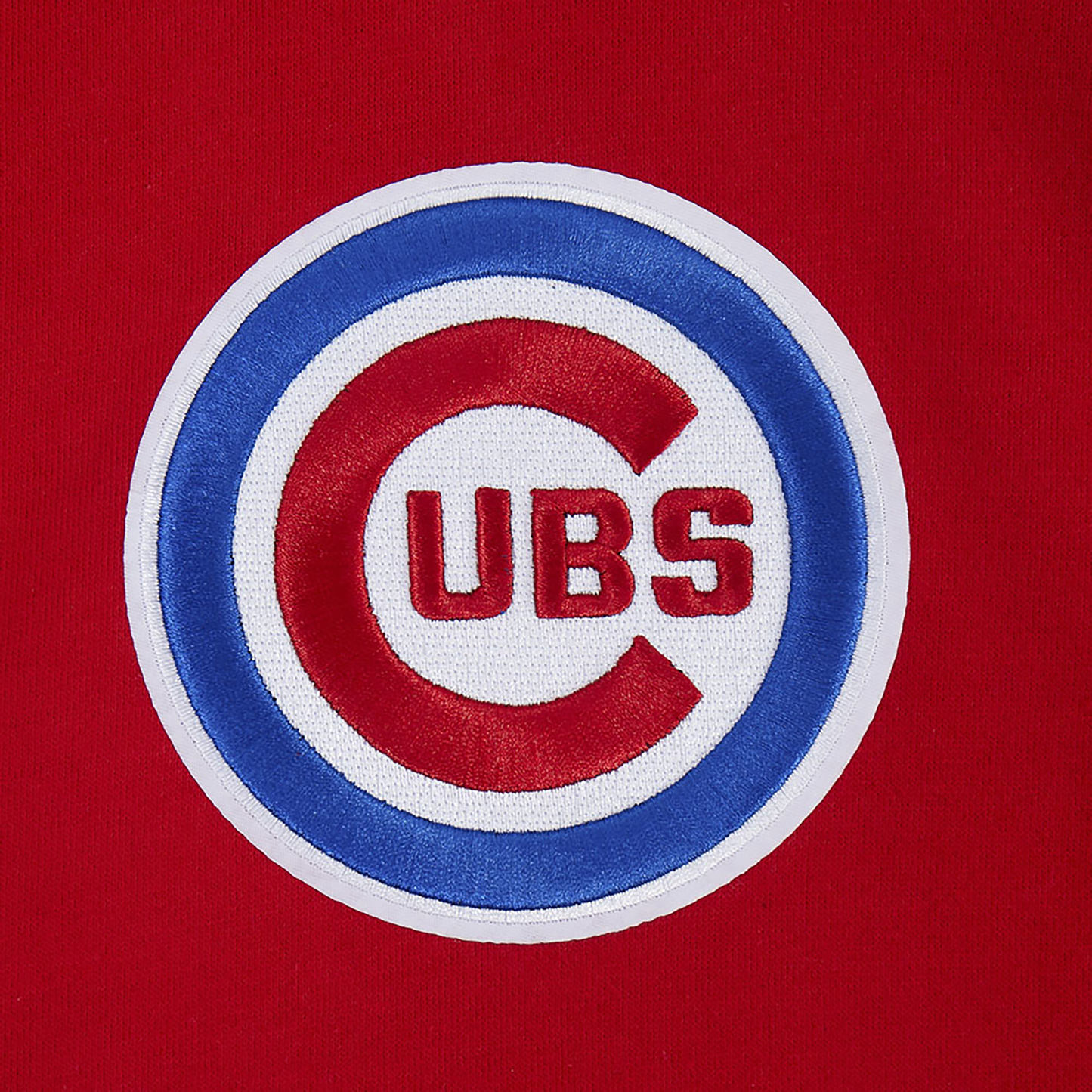 Pro Standard Cubs Living Large Drop Shoulder PO Hoodie - Men's - Red/Blue/White