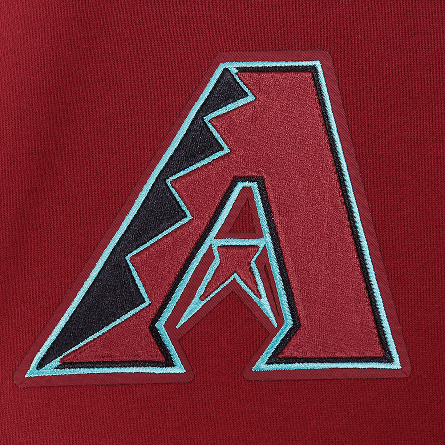 Pro Standard Diamondbacks Living Large Drop Shoulder Hoodie - Men's - Teal/Maroon/Black
