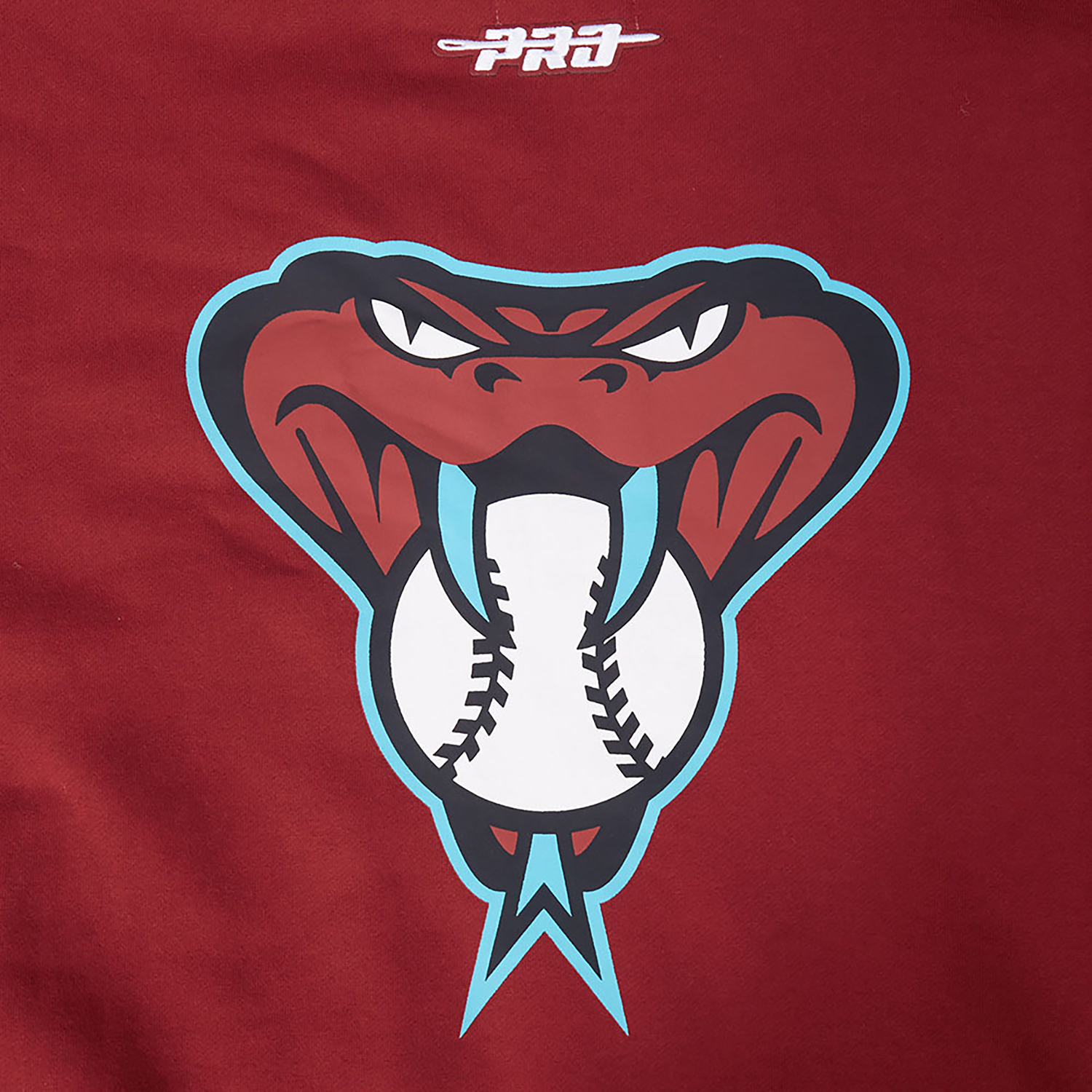 Pro Standard Diamondbacks Living Large Drop Shoulder Hoodie - Men's - Teal/Maroon/Black