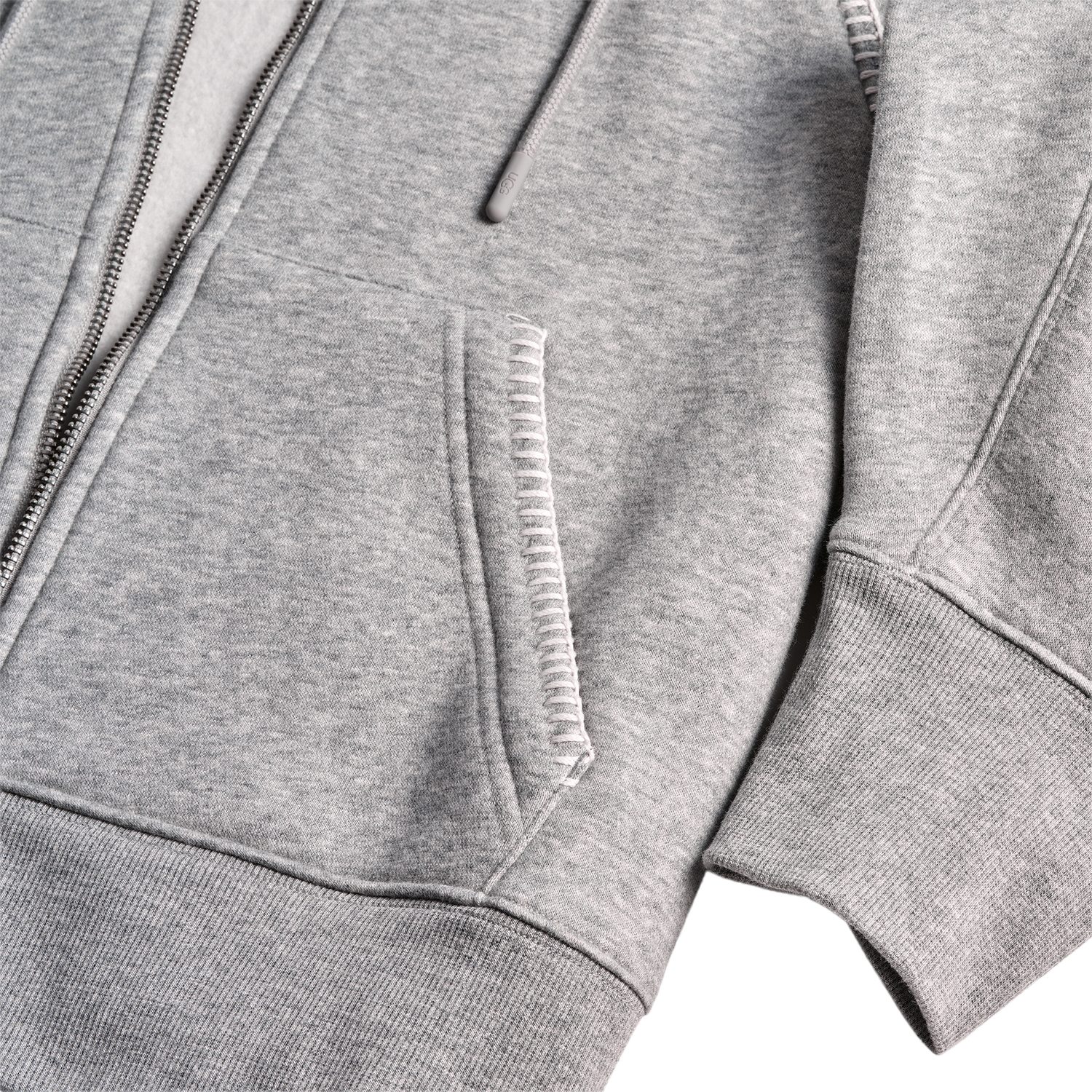 UGG Classic Full Zip Hoodie - Women's - Grey Heather