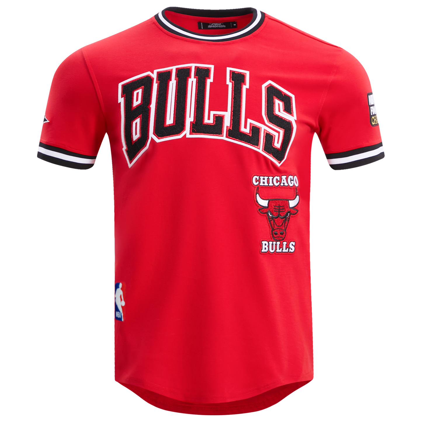 Pro Standard BULLS RETRO CLASSIC DK TEE - Men's - Red/Black