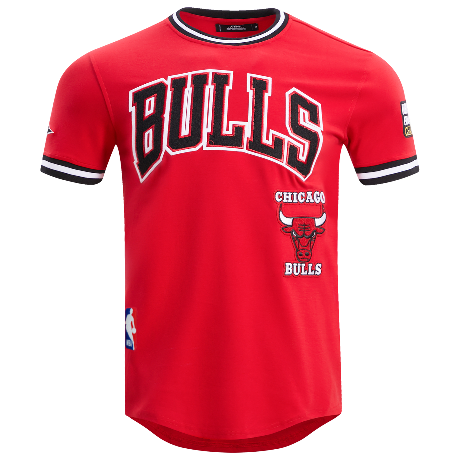 Pro Standard BULLS RETRO CLASSIC DK TEE - Men's - Red/Black