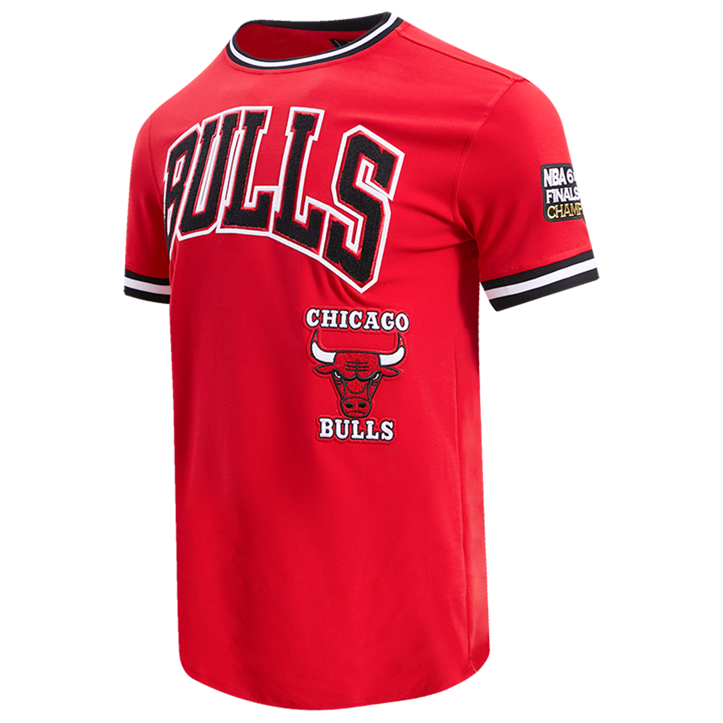 Pro Standard BULLS RETRO CLASSIC DK TEE - Men's - Red/Black