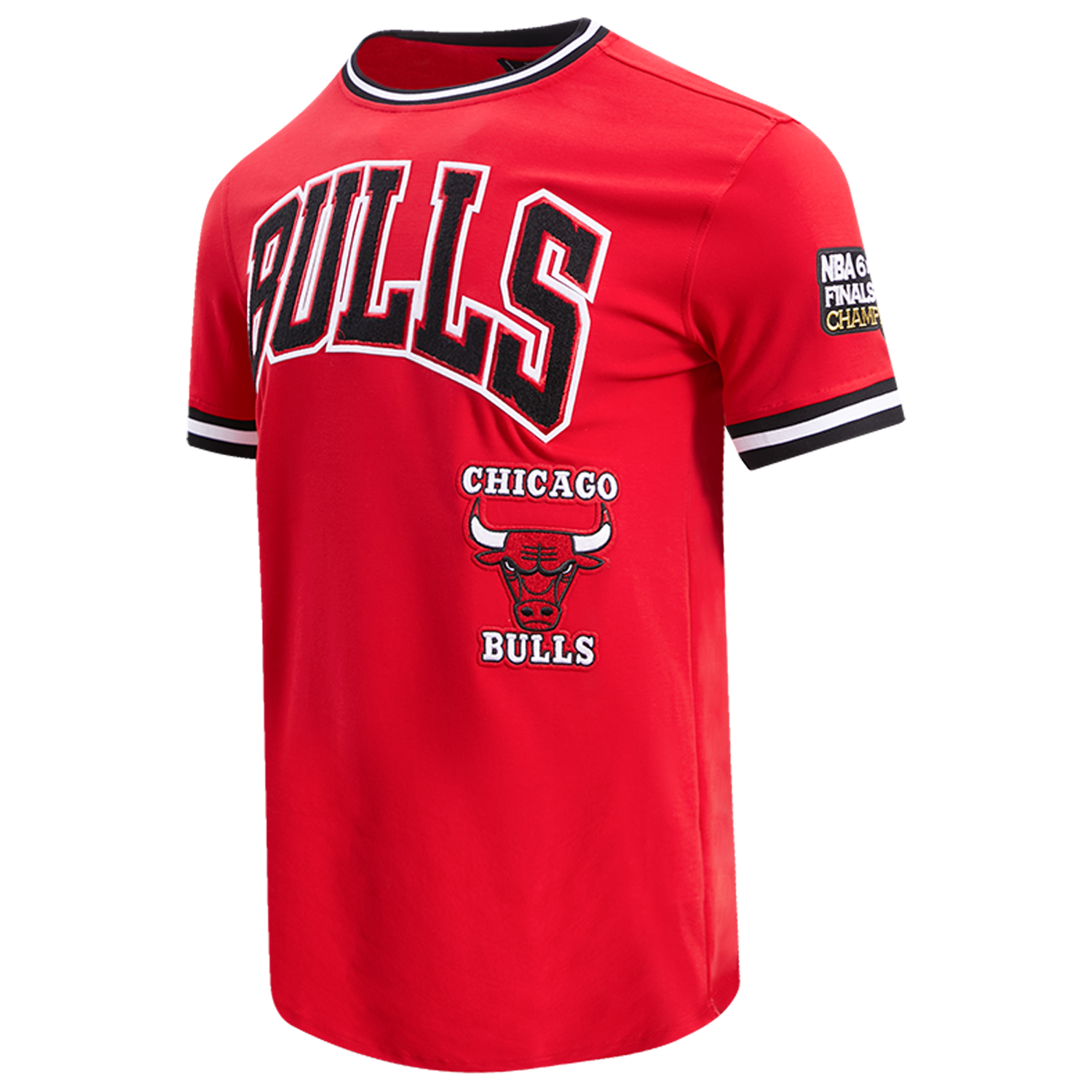 Pro Standard BULLS RETRO CLASSIC DK TEE - Men's - Red/Black
