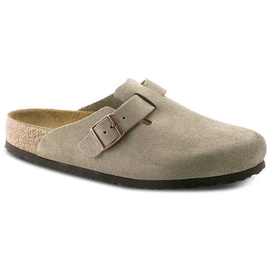 Birkenstock Boston Soft Footbed - Men's - Brown/Beige