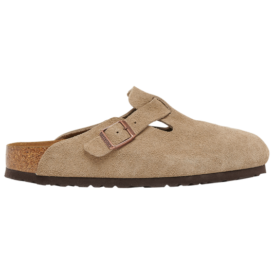 Birkenstock Boston Soft Footbed - Women's - Taupe Suede