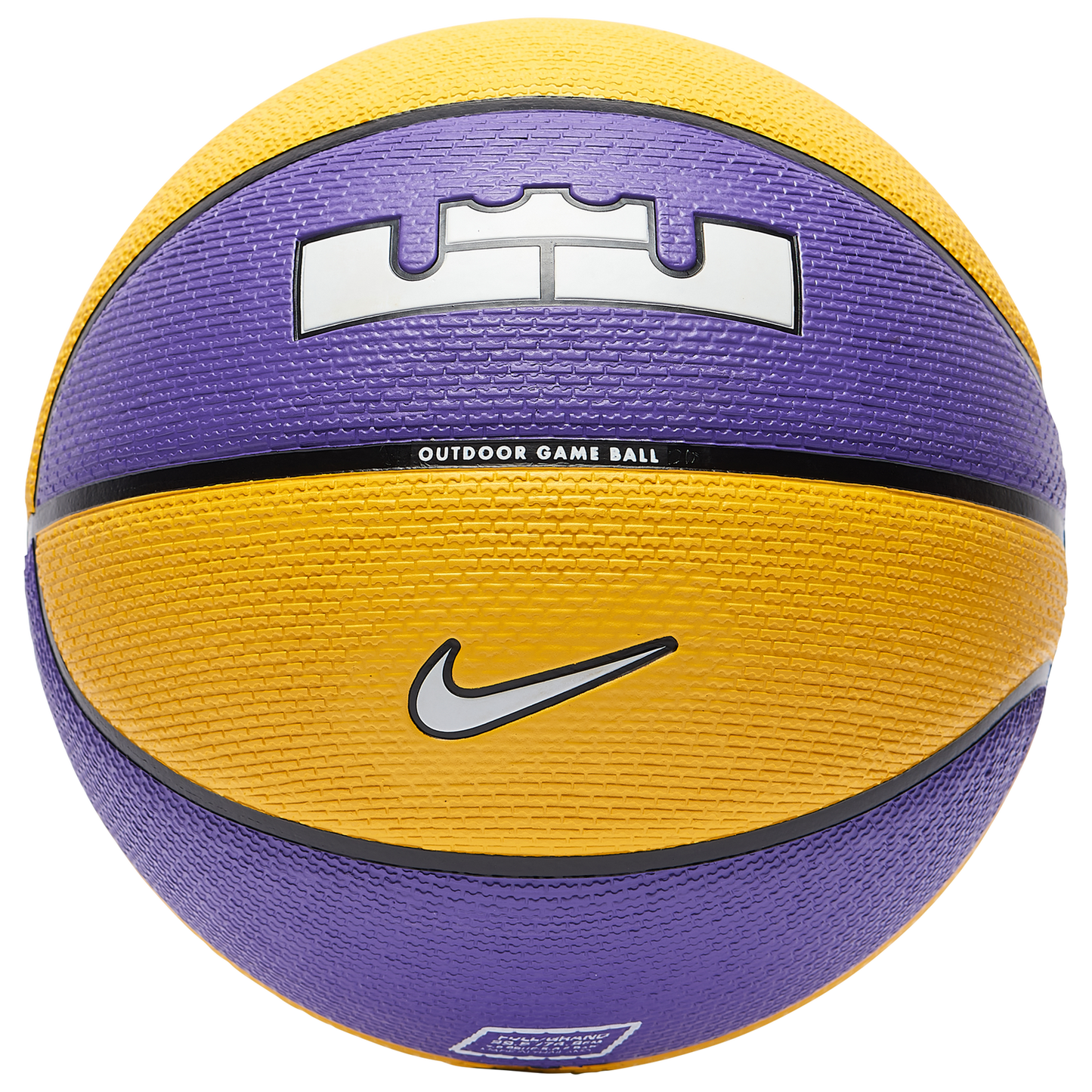 Nike Lebron Playground Basketball - Men's - Court Purple/Amarillo