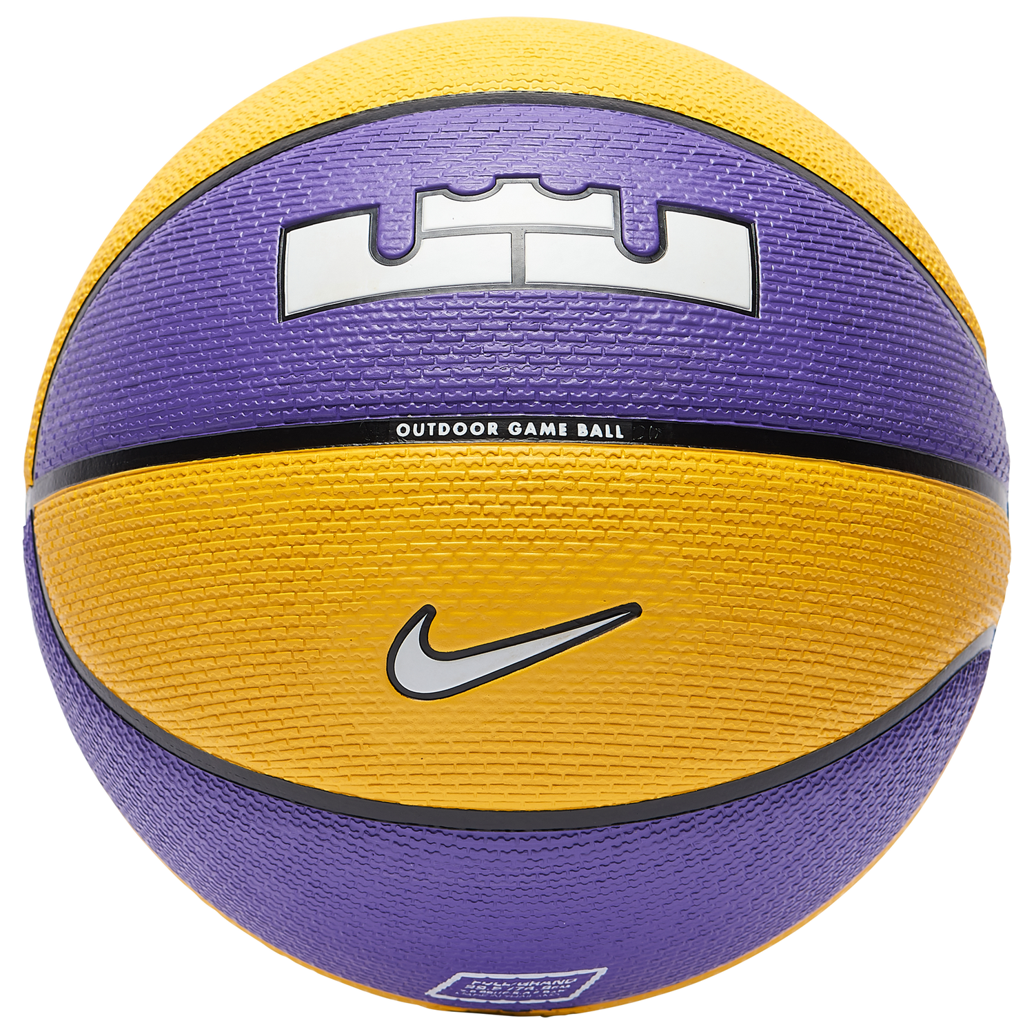 Nike Lebron Playground Basketball - Men's - Court Purple/Amarillo