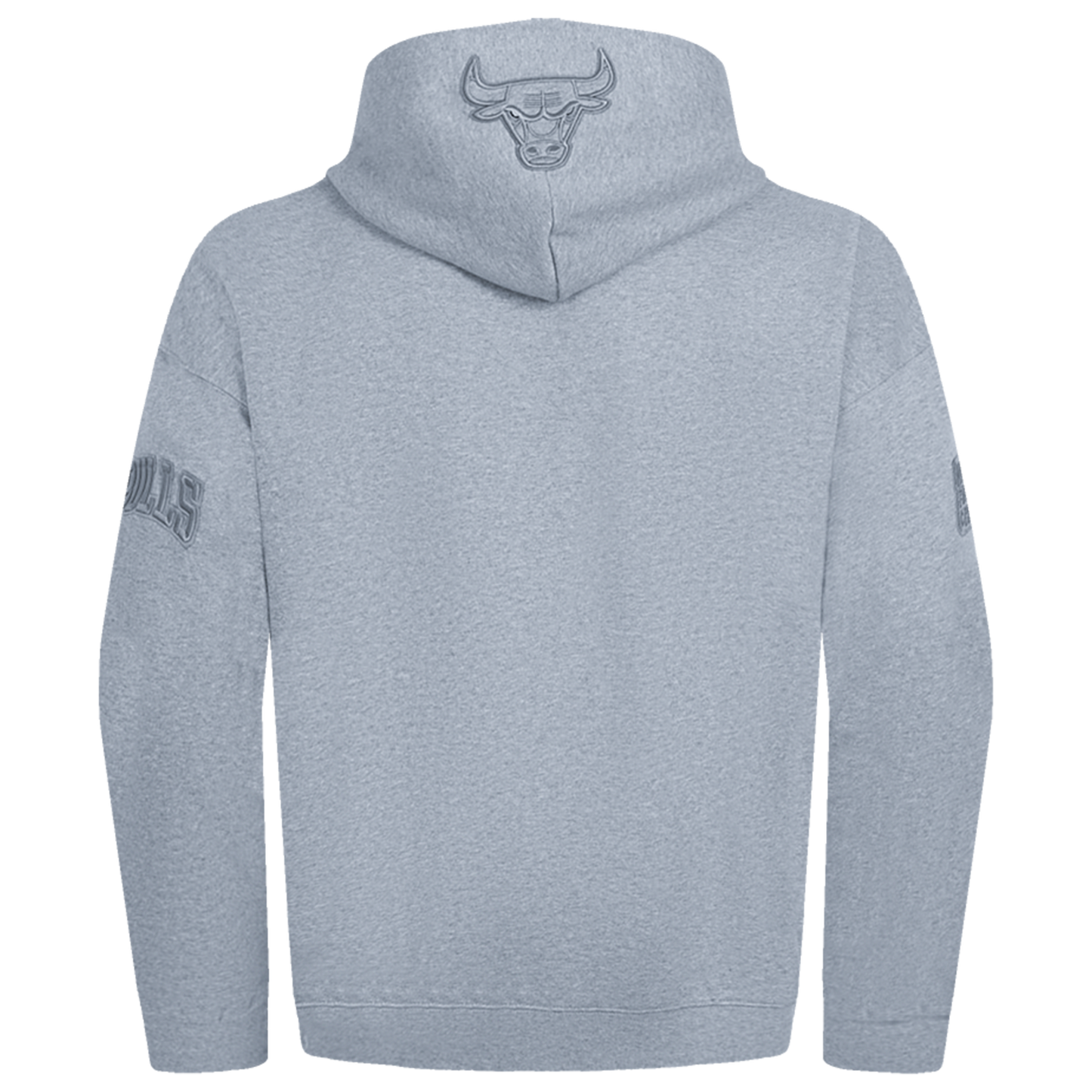 Pro Standard Bulls Logo Hoodie - Men's - Dark Heather Gray