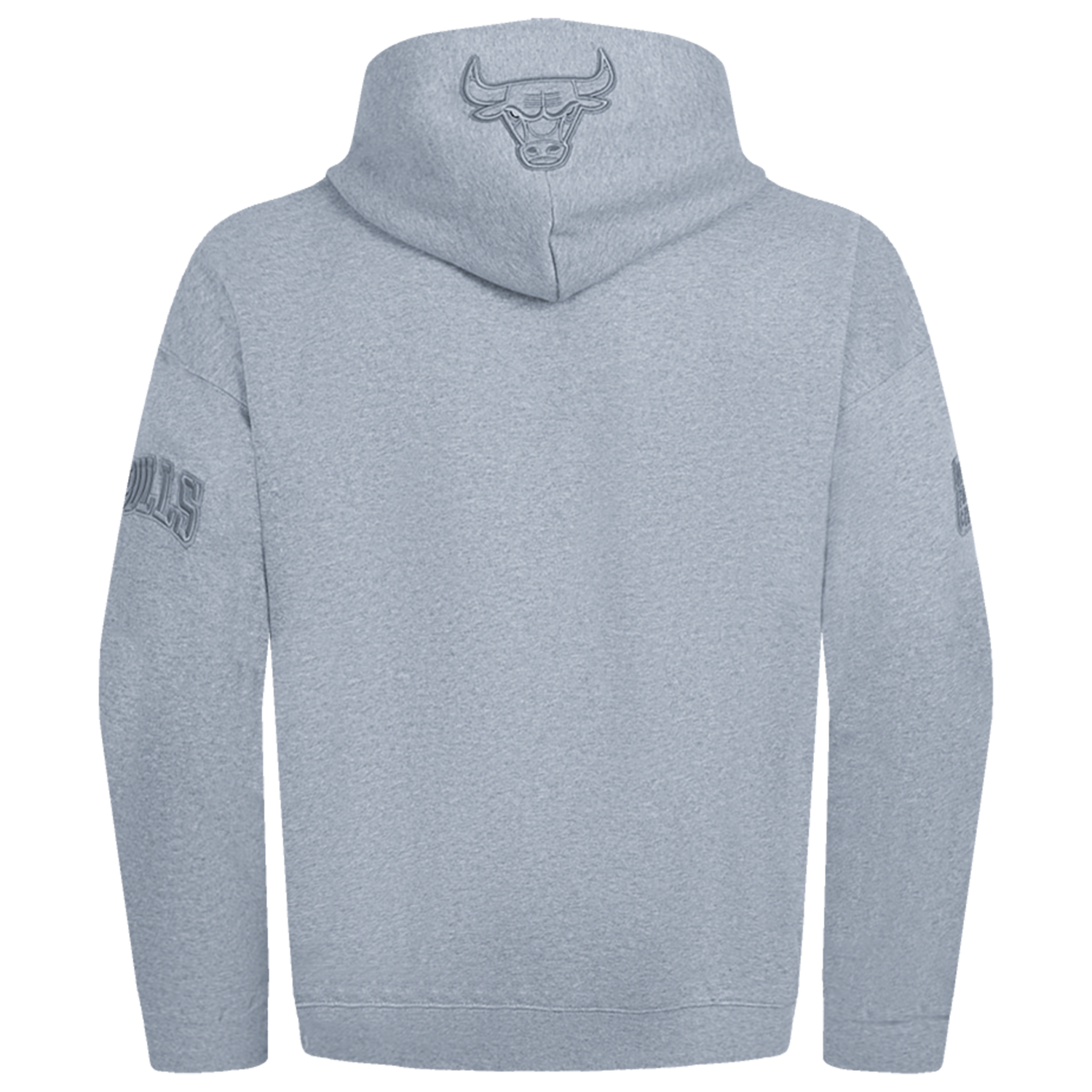 Pro Standard Bulls Logo Hoodie - Men's - Dark Heather Gray