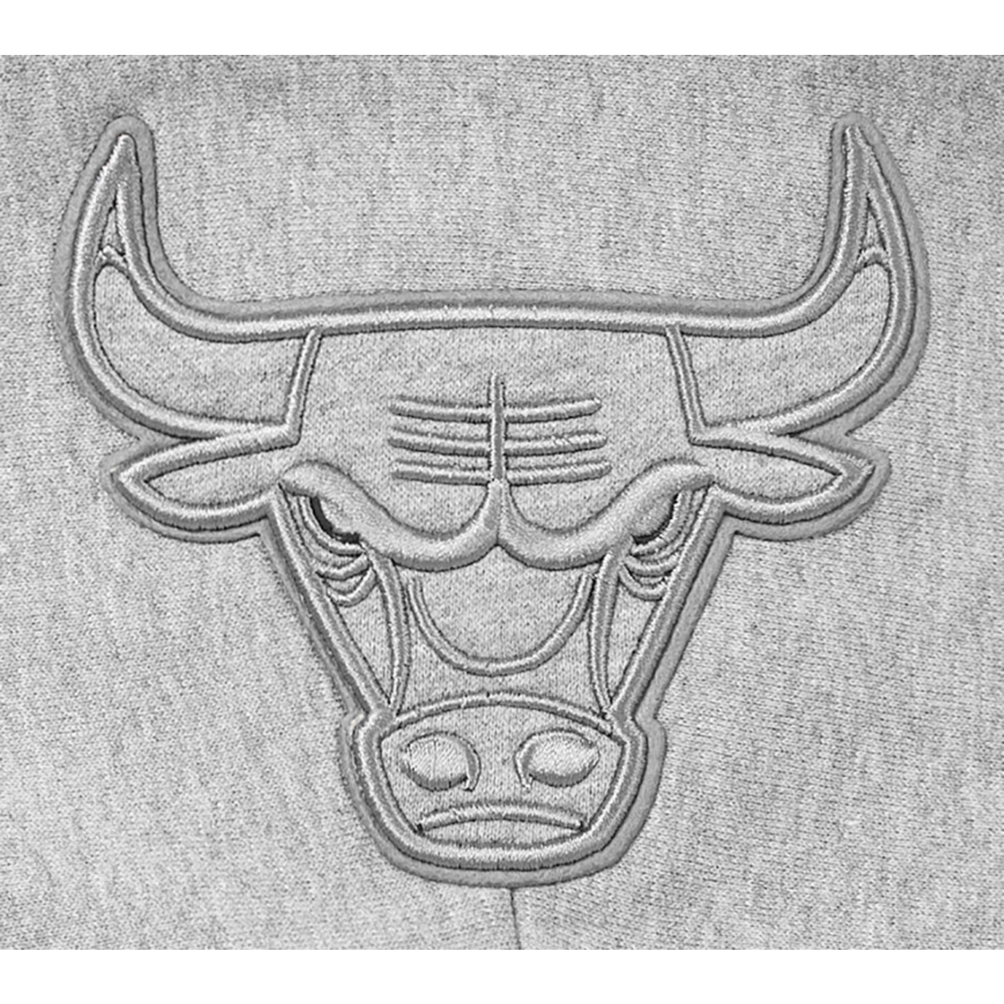 Pro Standard Bulls Logo Hoodie - Men's - Dark Heather Gray