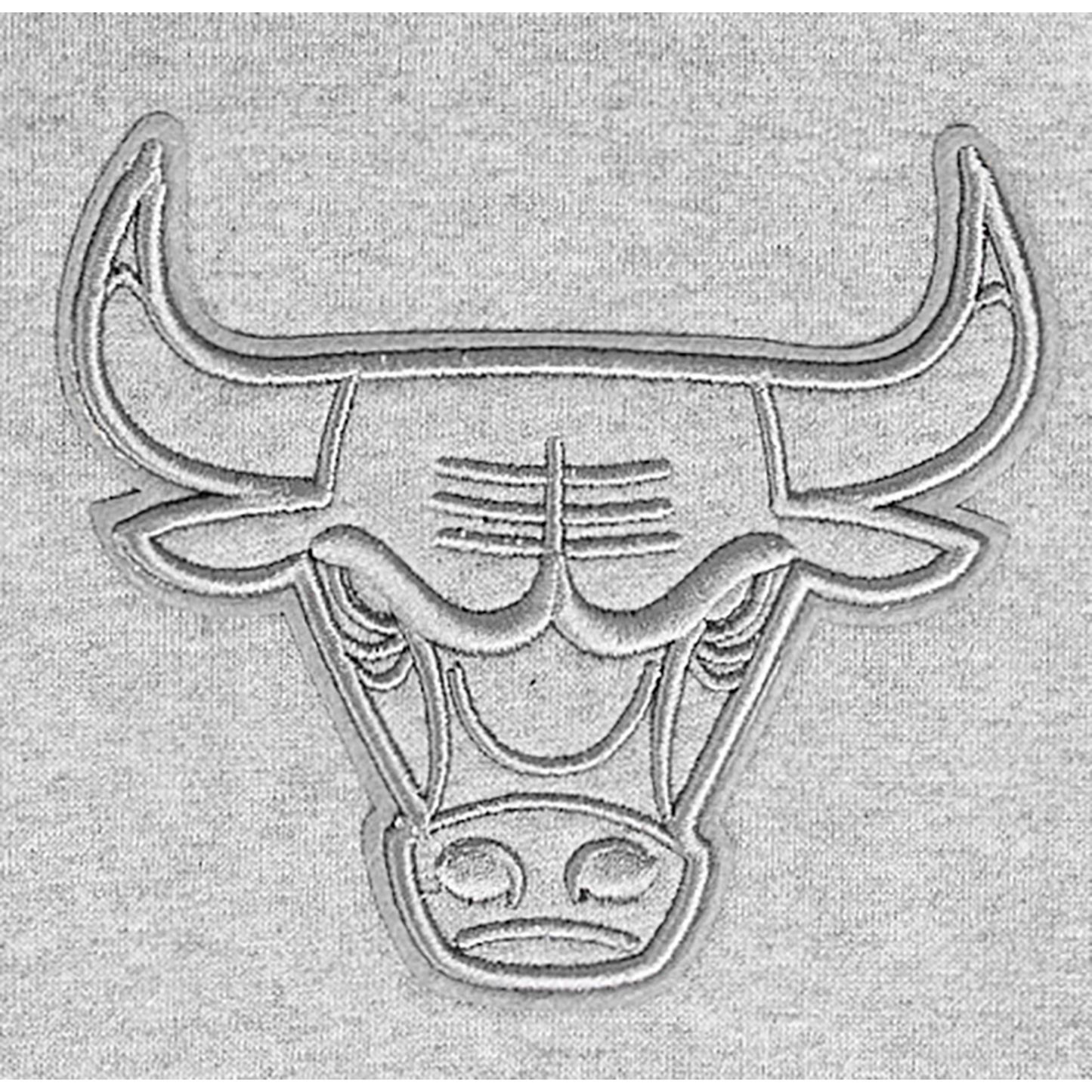 Pro Standard Bulls Logo Hoodie - Men's - Dark Heather Gray