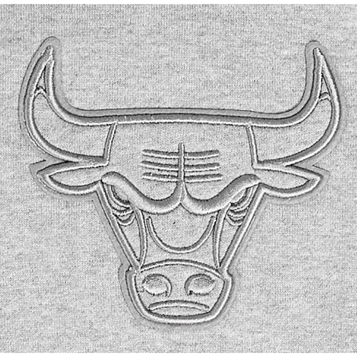 Pro Standard Bulls Logo Hoodie - Men's - Dark Heather Gray